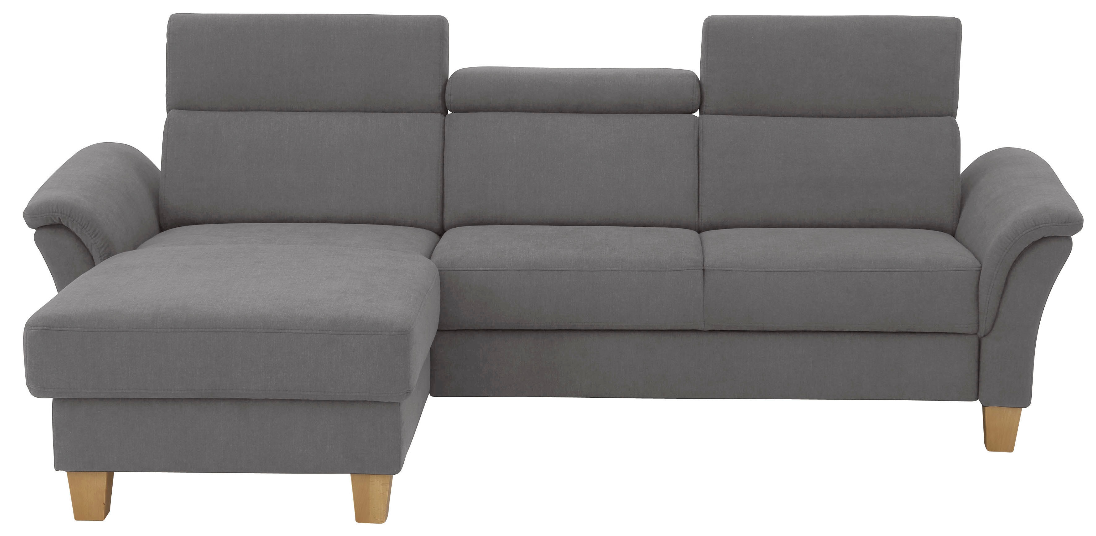 OTTO home Ecksofa "Conville L-Form" Federkern, wahlweise mit Schlaffunktion und Bettkasten bzw. Stauraum