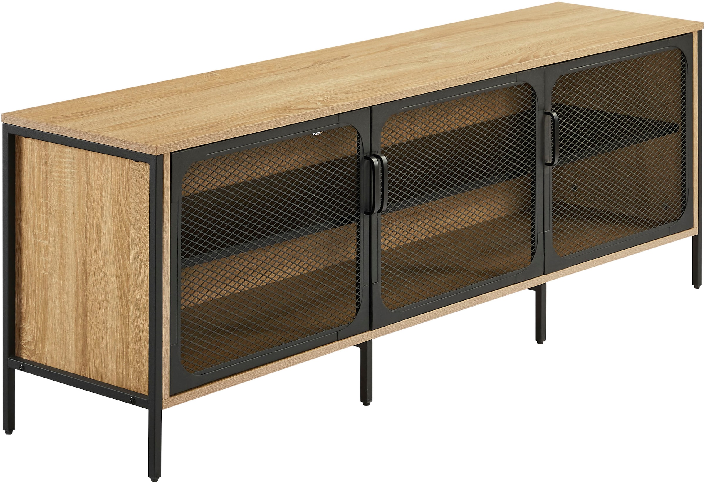 OTTO home TV-Board »Amance«, mit ABS-Kanten und pulverbeschichteten Metallbeinen, Breite 150 cm