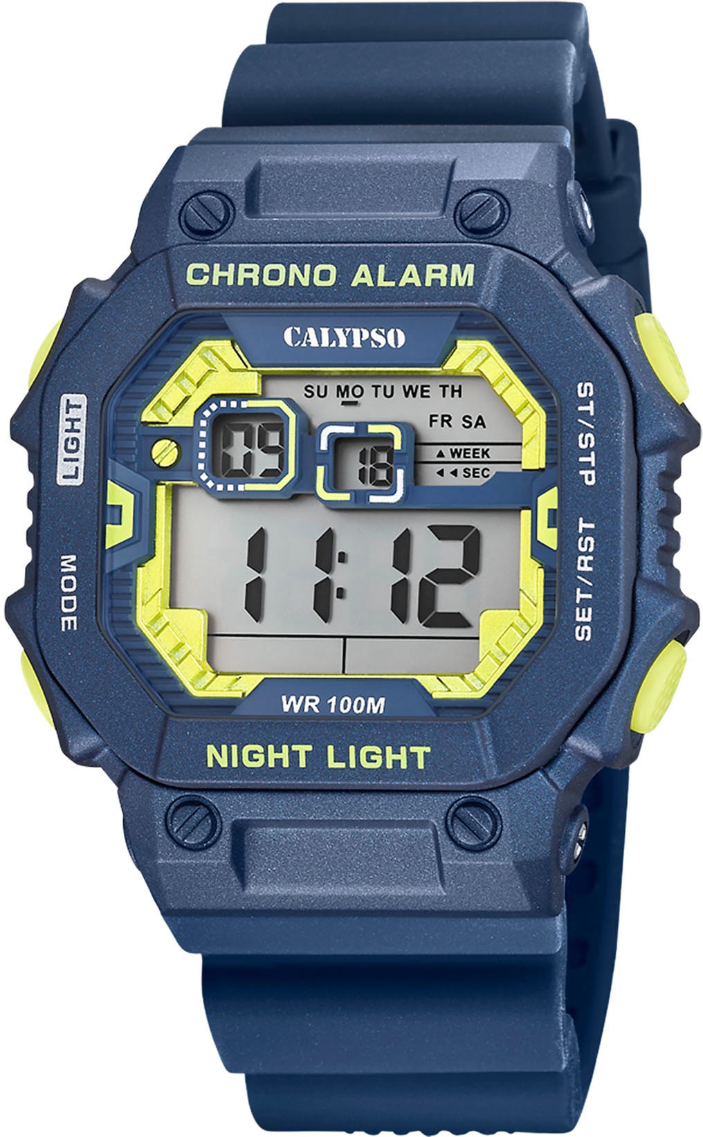 CALYPSO WATCHES Chronograph »X-Trem, K5840/4«, Armbanduhr, Quarzuhr, Herrenuhr, Datum, Digitalanzeige, Stoppfunktion