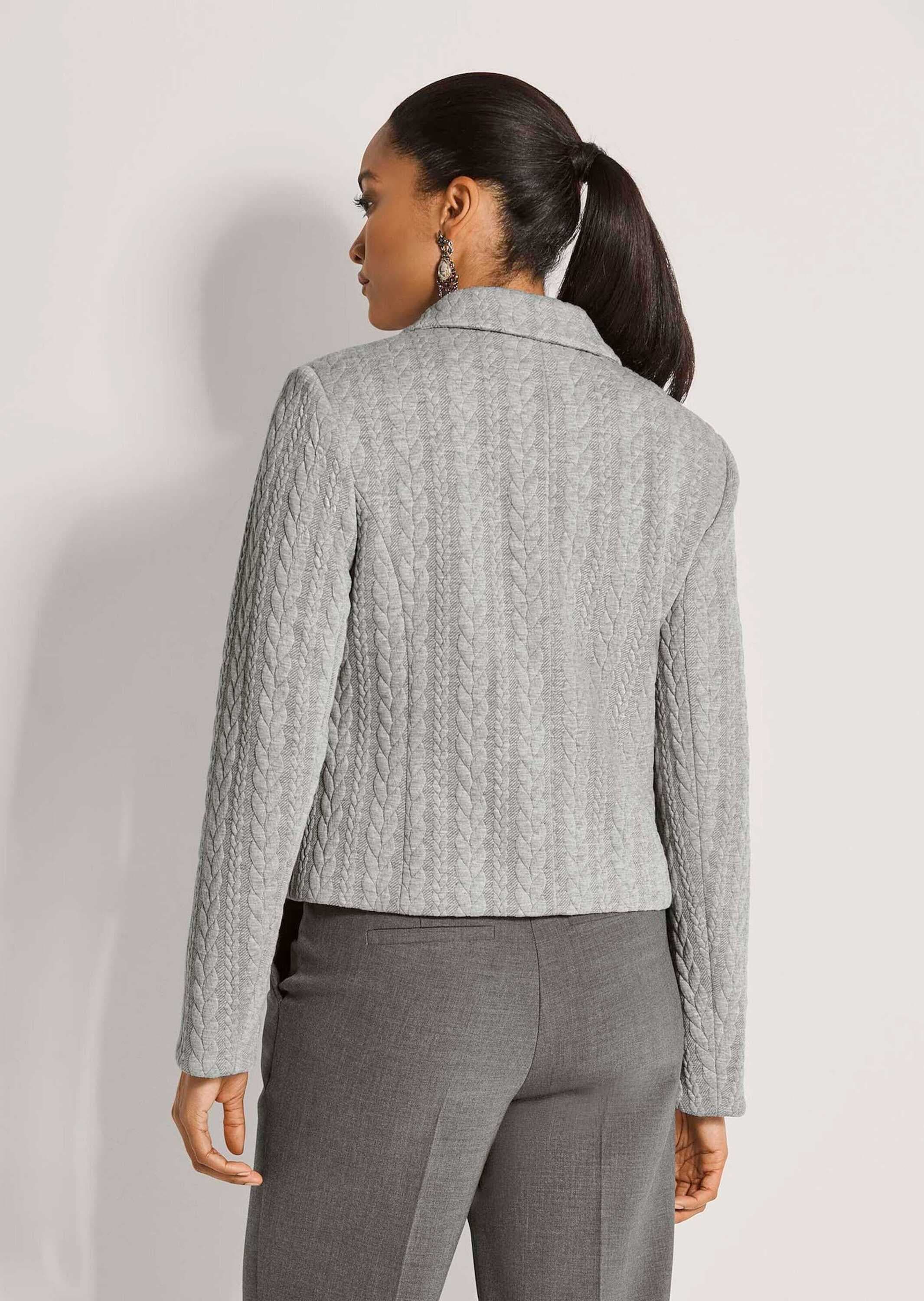 MADELEINE Jackenblazer »Blazer Jersey-Blazer mit Zopfstruktur«