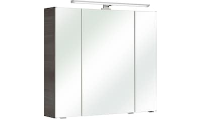 PELIPAL Spiegelschrank »Quickset«, Breite 80 cm, 3-türig, LED-Beleuchtung,... kaufen
