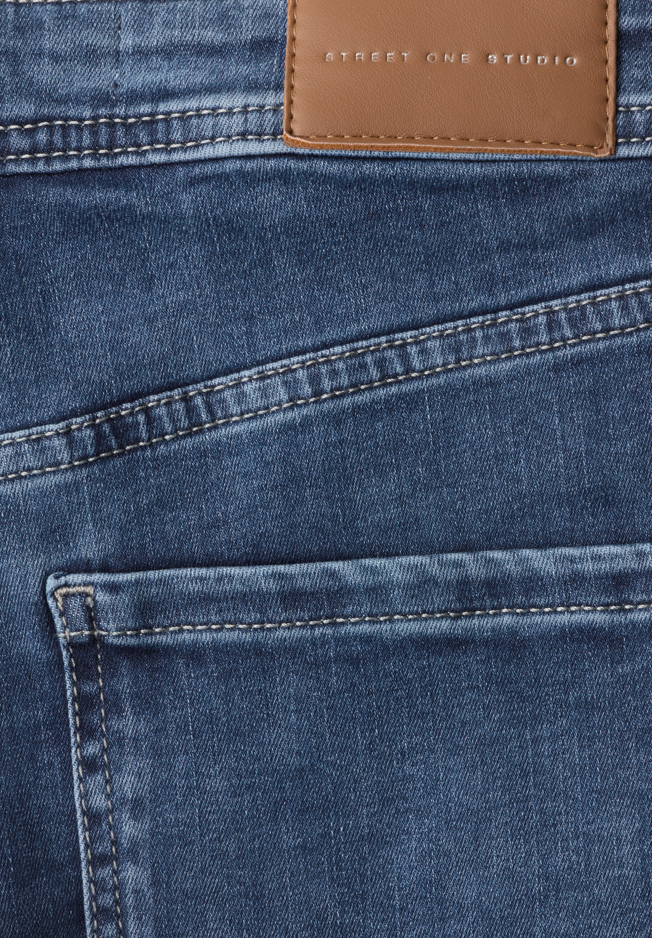 STREET ONE STUDIO Loose-fit-Jeans High Waist