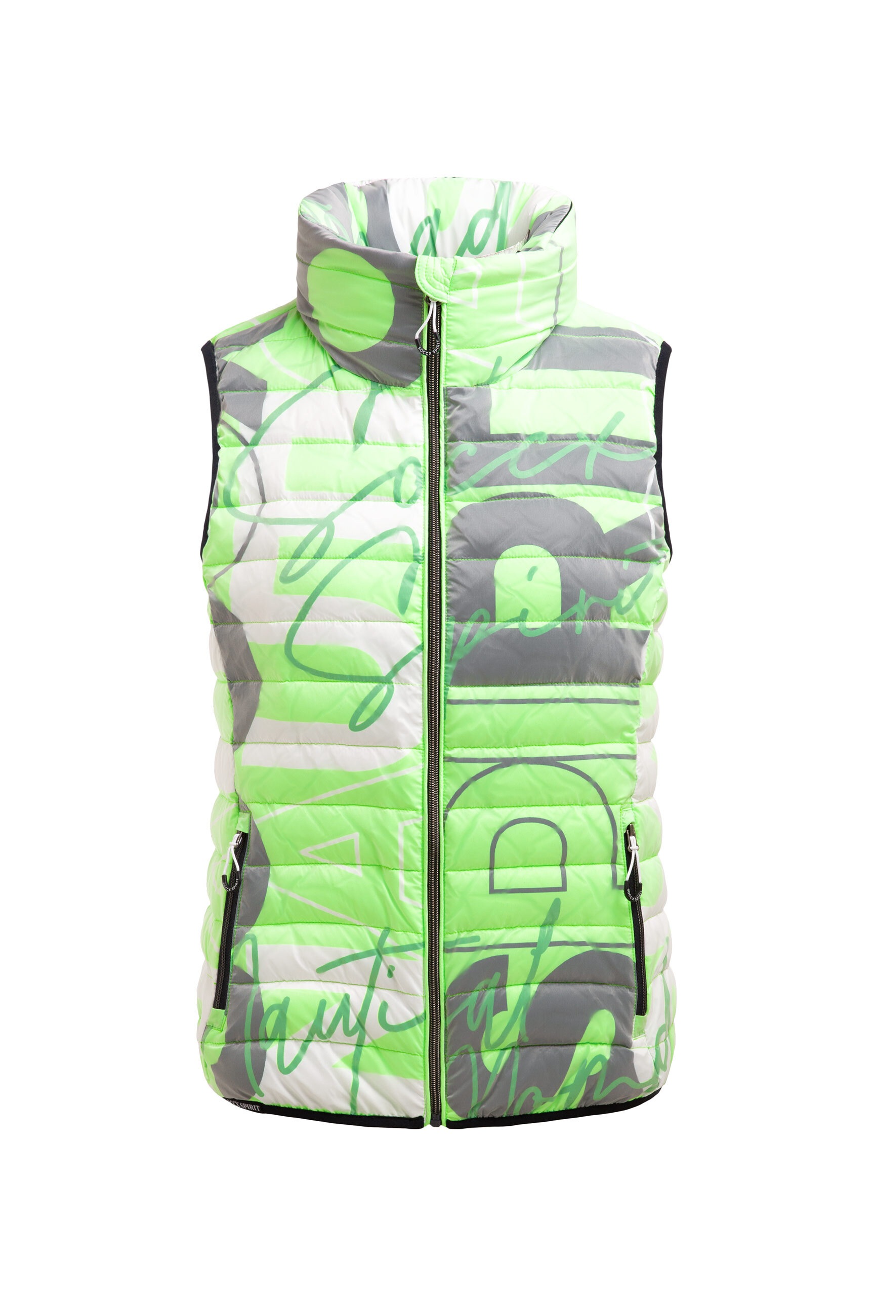 SOCCX Steppweste mit integrierter Kapuze im Stehkragen günstig online kaufen