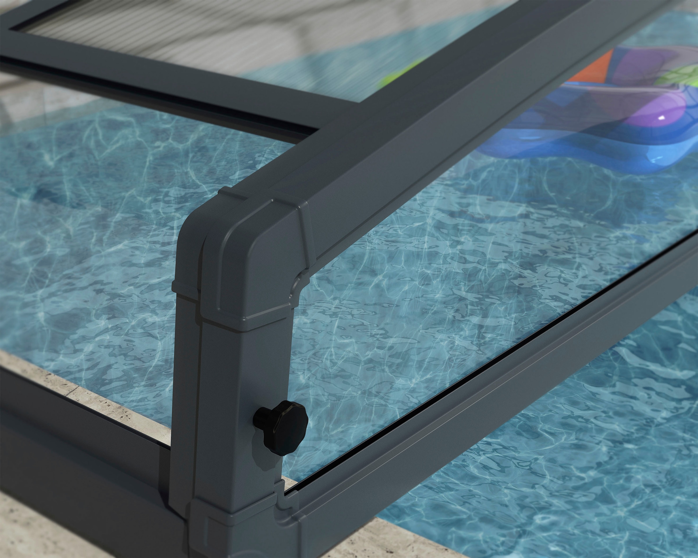 Palram - Canopia Poolverdeck »Palram - Canopia Poolüberdachung Majorca«, für rechteckige Pools bis zu 4 x 6 m geeignet
