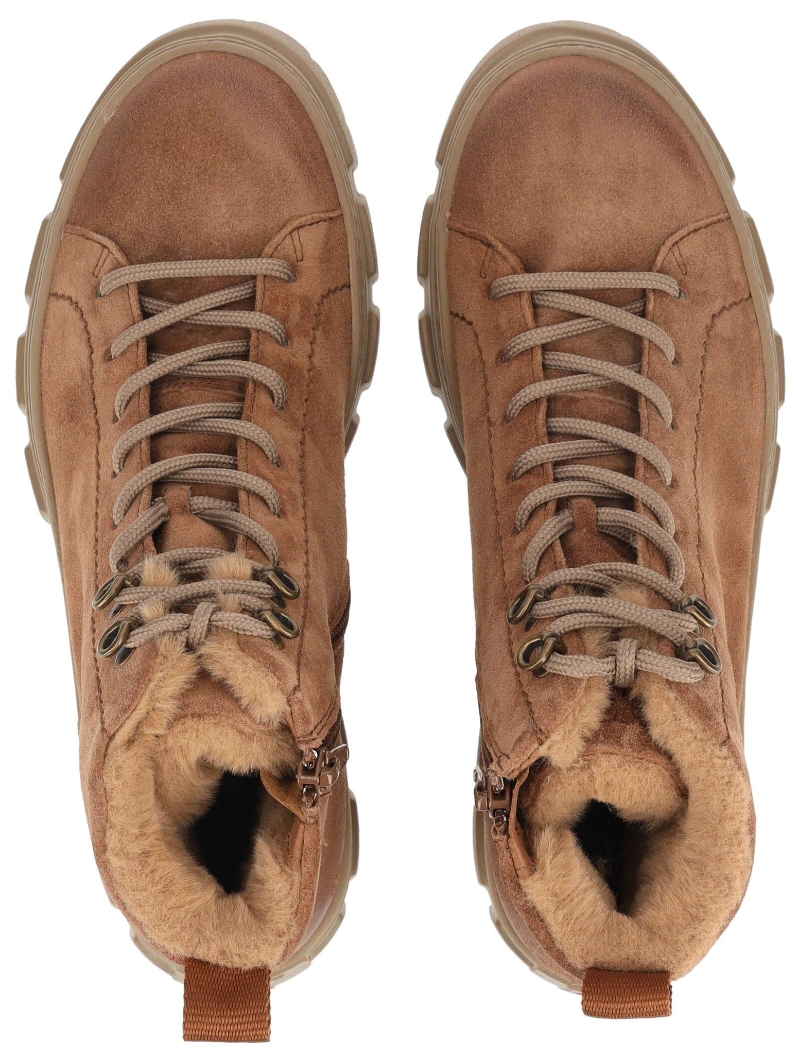 Paul Green Schnürstiefelette »Paul Green Stiefelette Veloursleder«