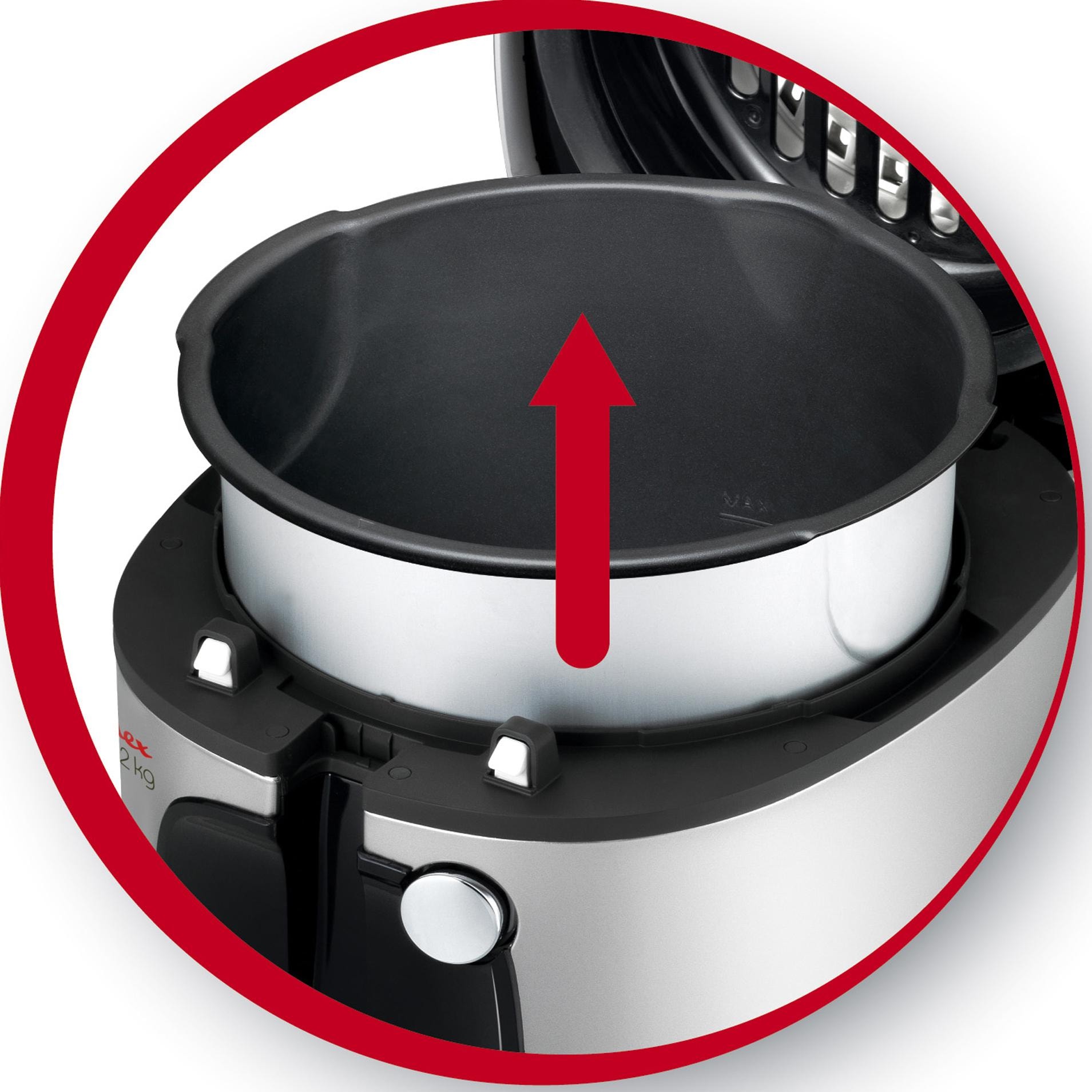 Moulinex Fritteuse »Mega«, 2100 W, Kapazität 2 kg, für 8 Personen, Anti-Geruchs-Filter, AM4800