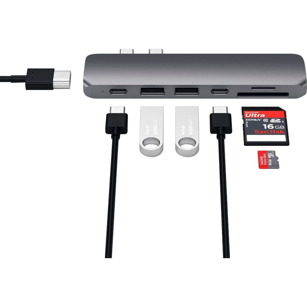 Satechi Adapter »Type-C Pro Hub 4K HDMI«