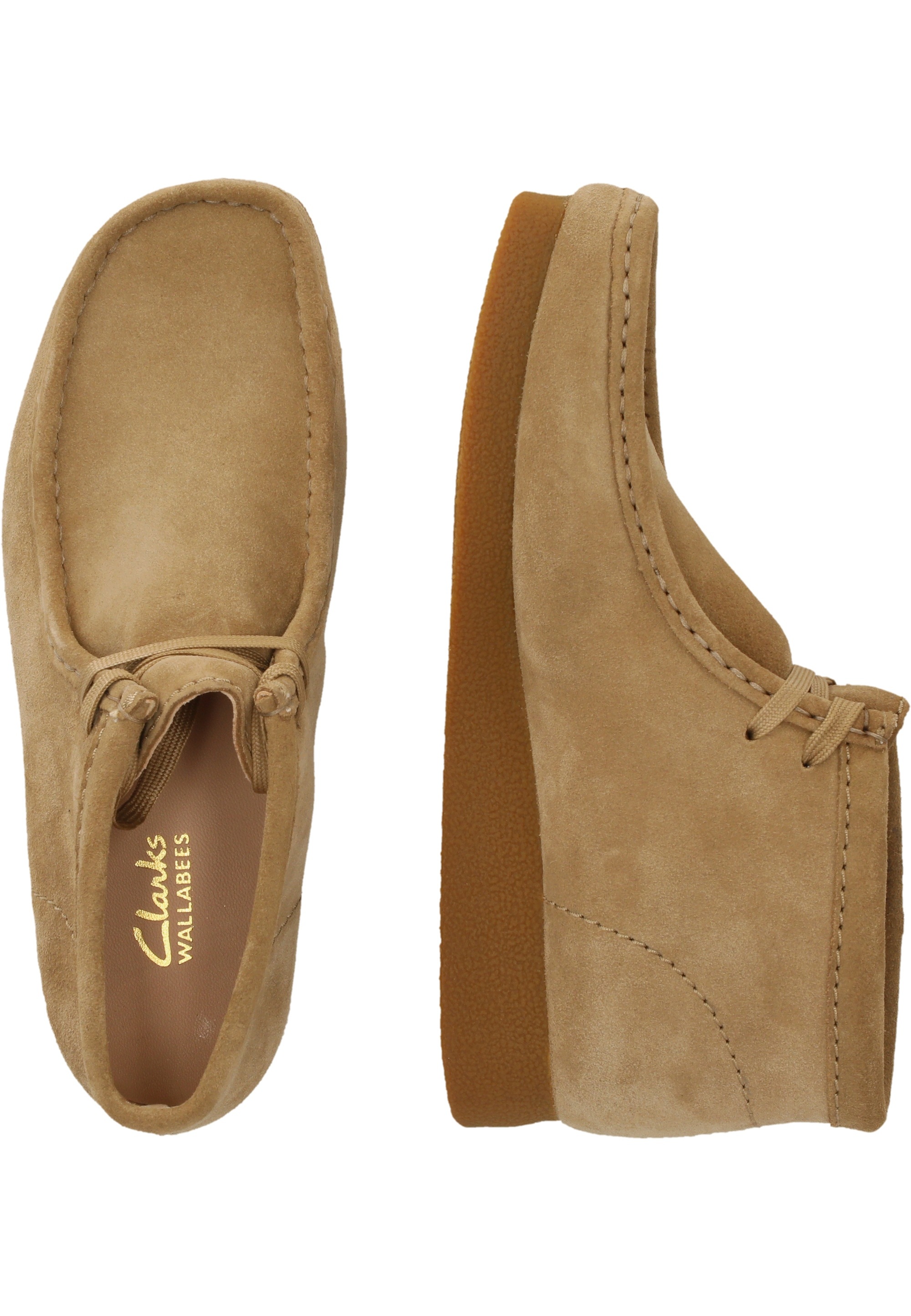 Clarks Sneaker »WallabeeEVO«, aus hochwertigem Wildleder