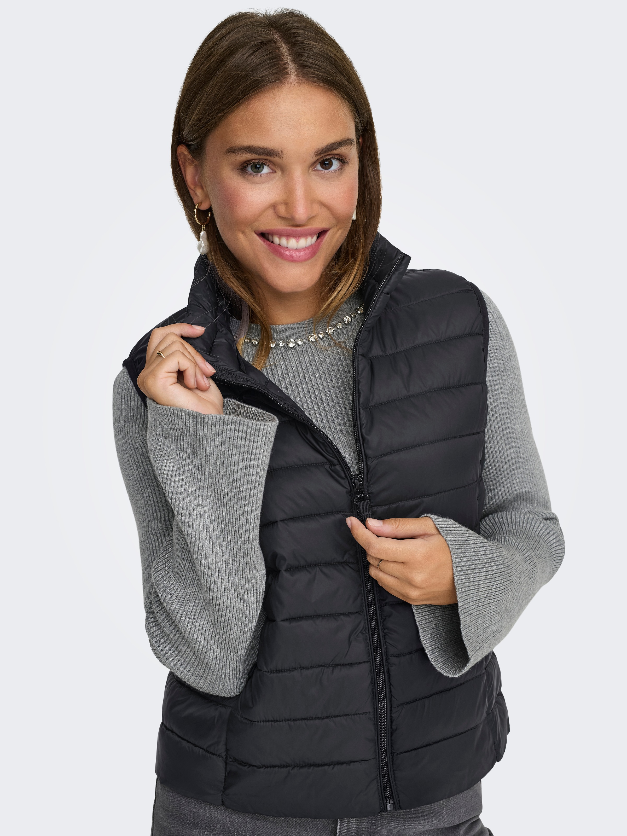 ONLY Steppweste "ONLTAHIA LW QUILTED WAISTCOAT OTW CC OTW" günstig online kaufen