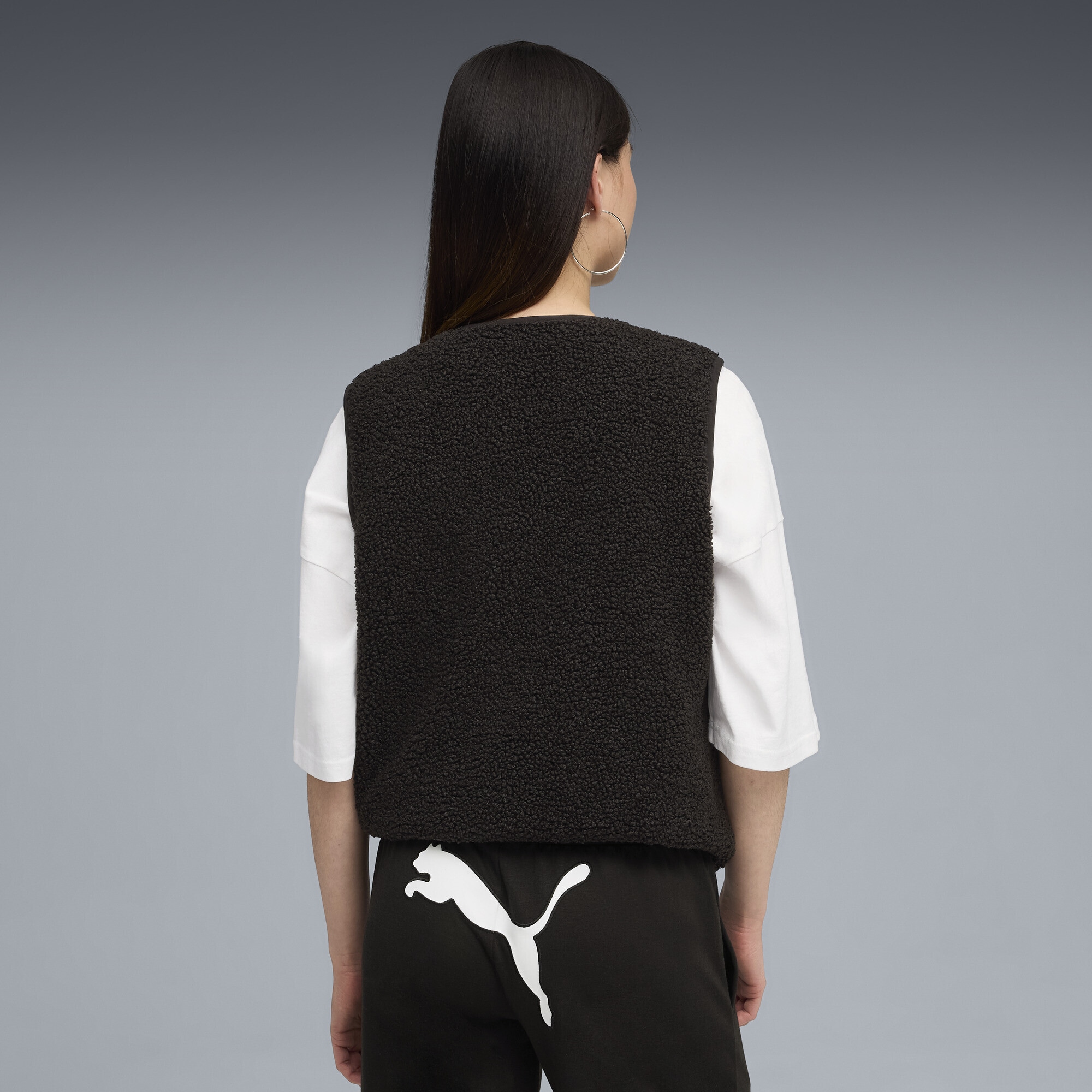 PUMA Trainingsjacke »Wardrobe Essentials Polarfleece Weste Damen«