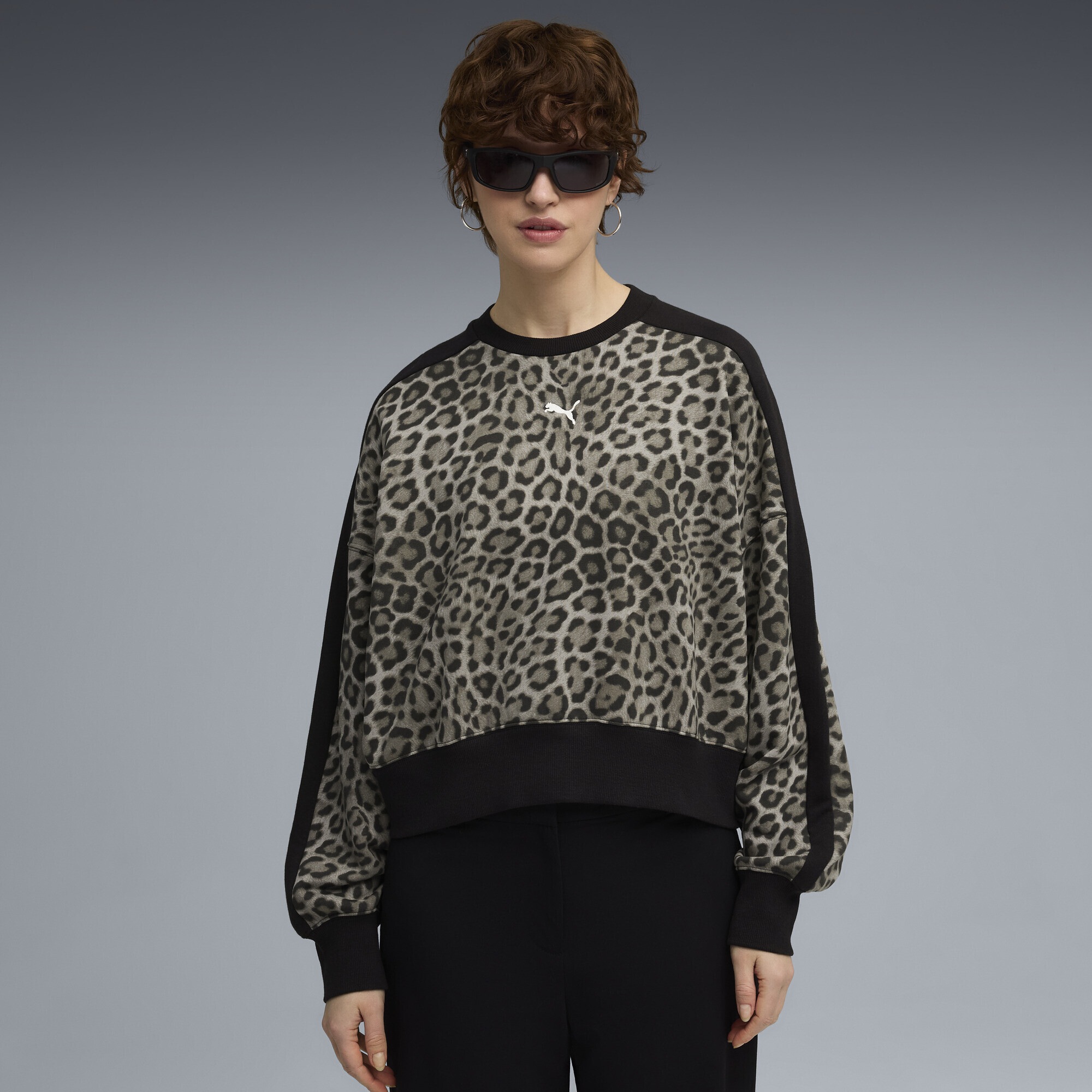 PUMA Sweatshirt »T7 Leo Luxe Oversized Sweatshirt Damen«