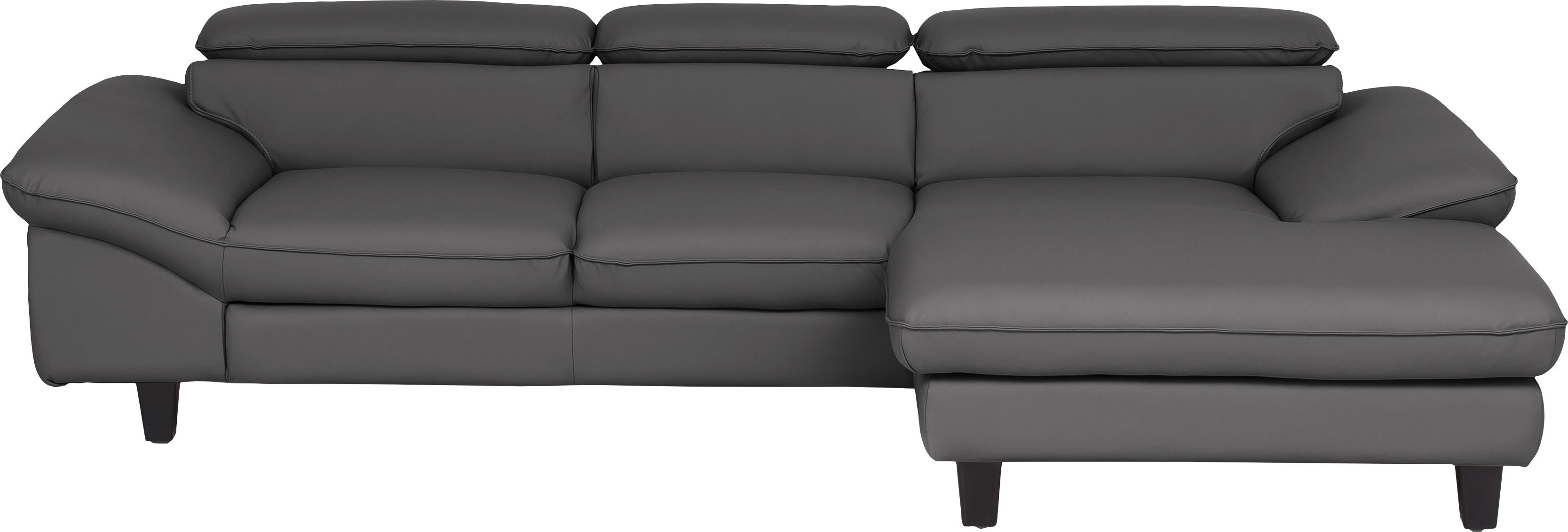 OTTO home Ecksofa "Pilot L-Form" mit Kopfteilverstellung, wahlweise mit Schlaffunktion & Bettkasten