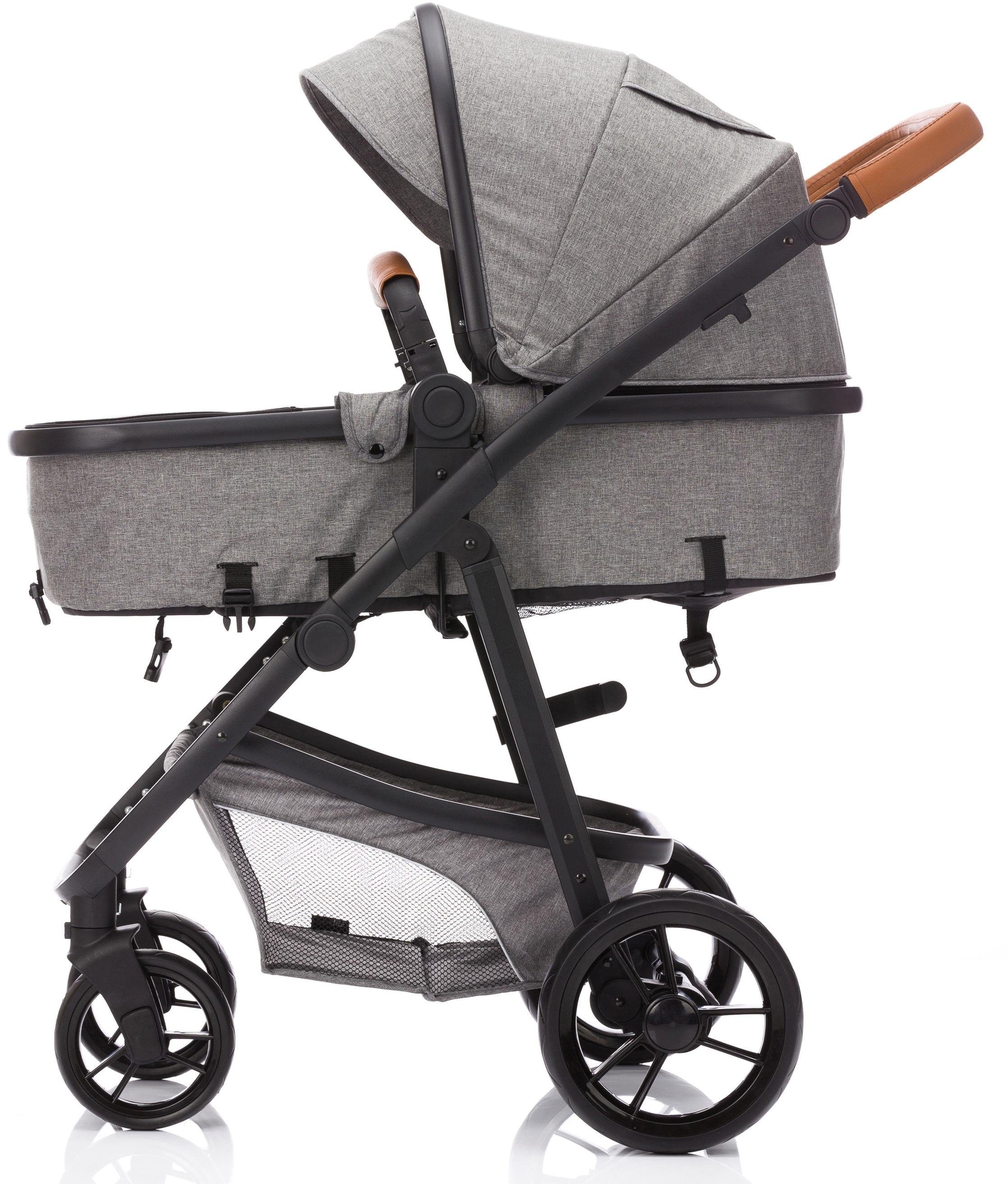 Fillikid Kombi-Kinderwagen »Panther, hellgrau«, 22 kg