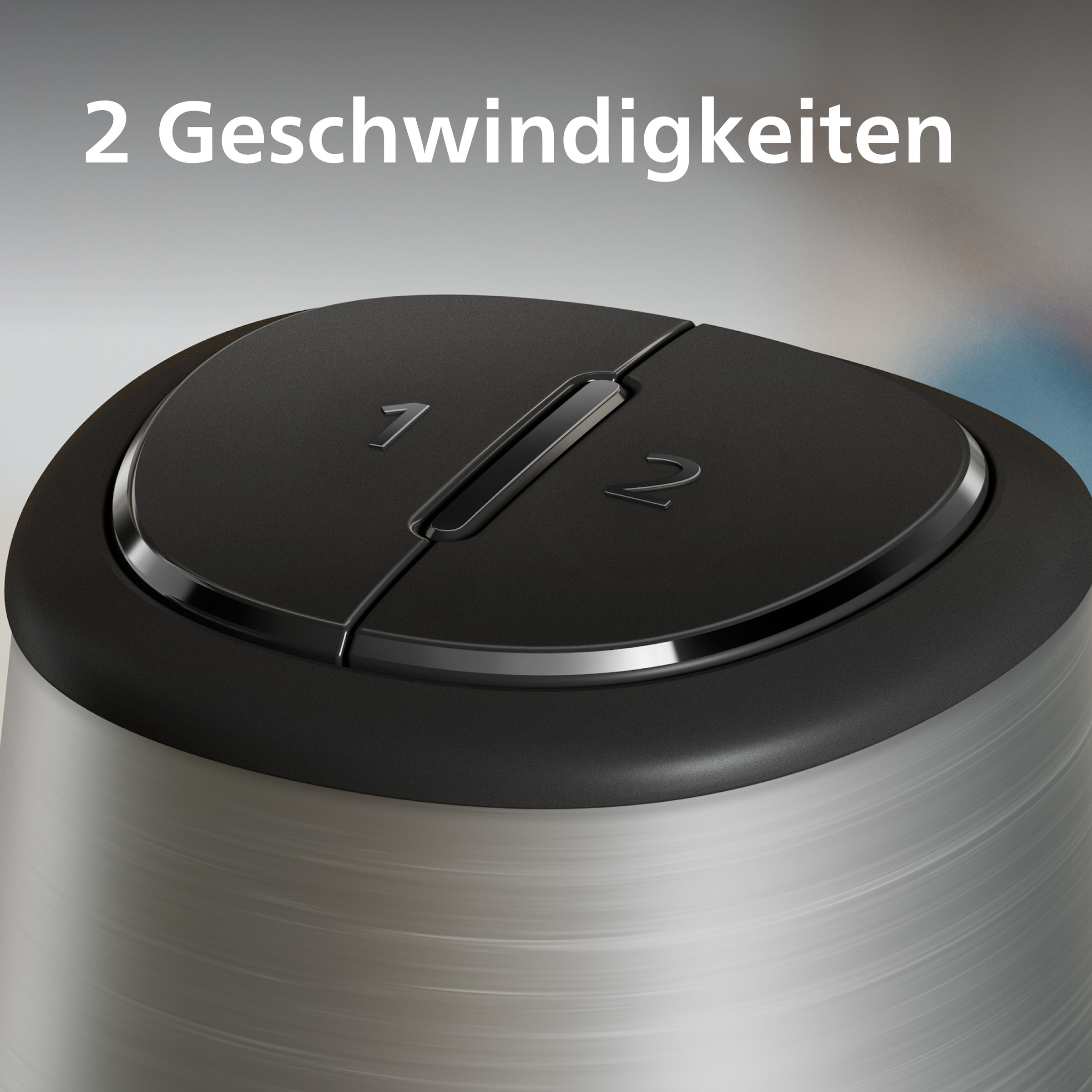 Philips Zerkleinerer »HR1503/00 3000 Series mit  PowerChop Technologie« 450 W 2L Glassschüssel, Edelstahl