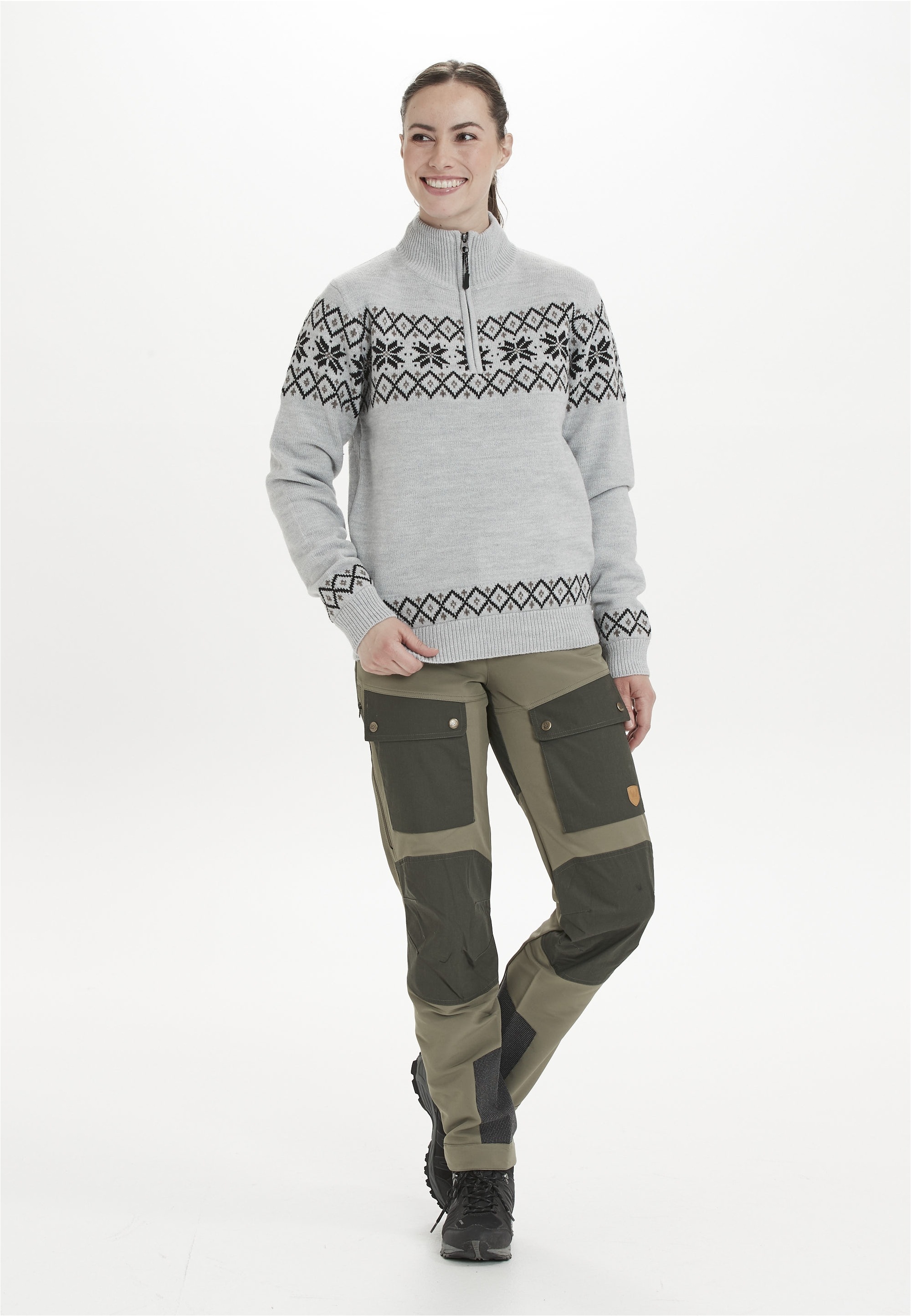 WHISTLER Strickpullover »Payton«, mit elegantem Norweger-Muster