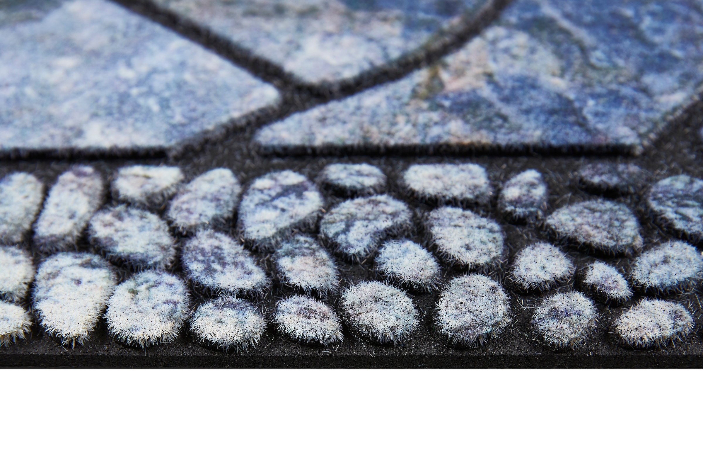 Andiamo Stufenmatte »Outdoor, 2er Set«, rechteckig, 6 mm Höhe, Outdoor-Stufenmatten, Stein Motiv, Gartenbereich, Außenbereich