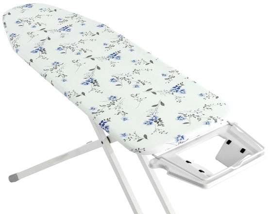 Maximex Bügelbrettbezug »Modell Keramik M Floral«, Bügeltischbezug mit Hitzereflexion und Polsterung, bis 126 x 41 cm