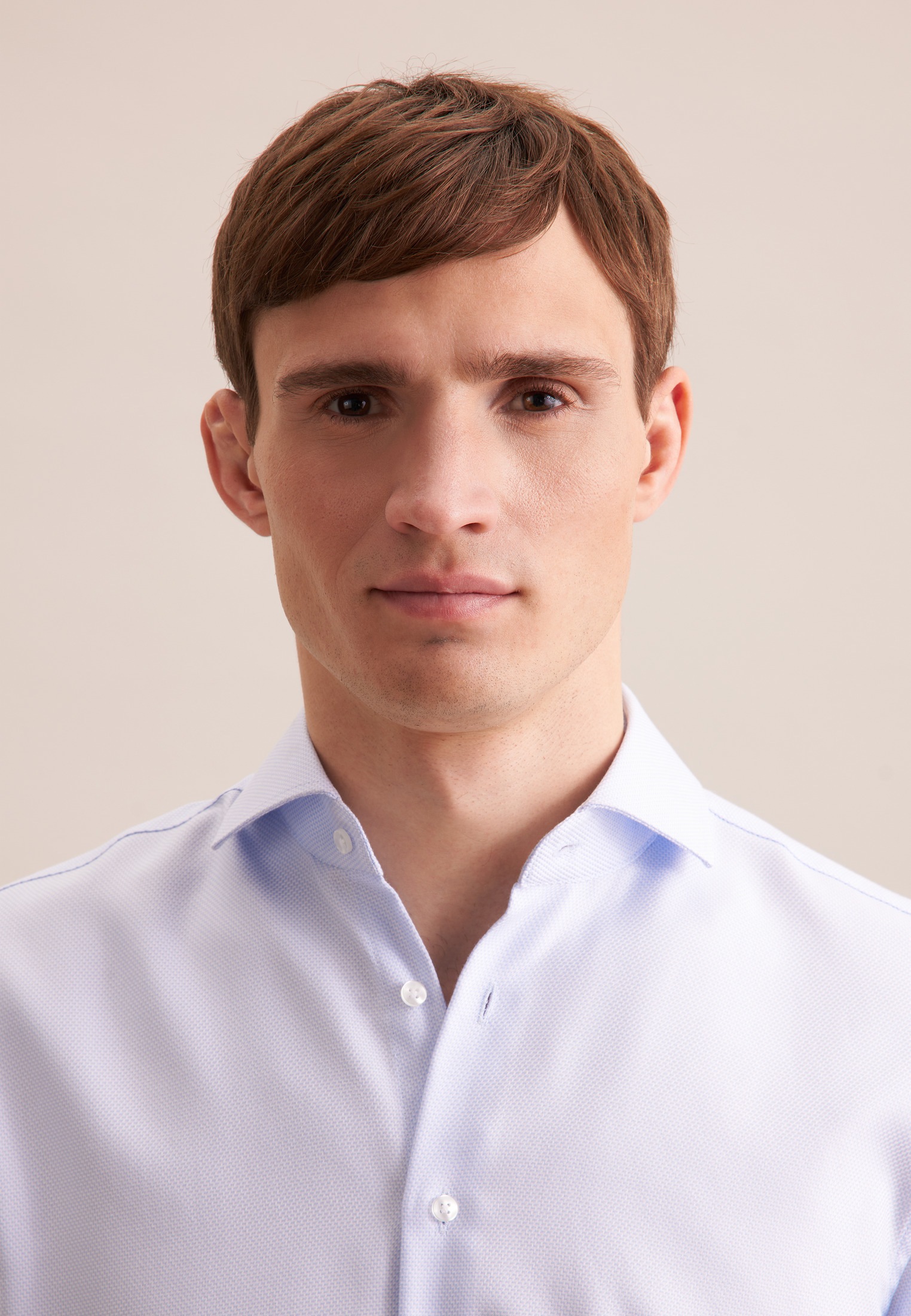 Thumbnail - seidensticker Businesshemd "Schwarze Rose" Regular 1/1 Extra lang Kentkragen Struktur