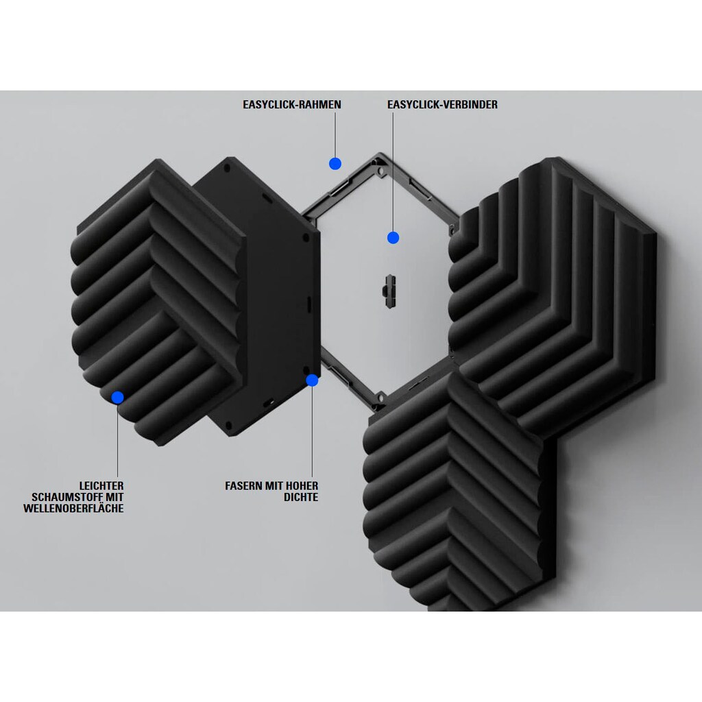 Elgato Schallschutzpaneel, (6 tlg.)