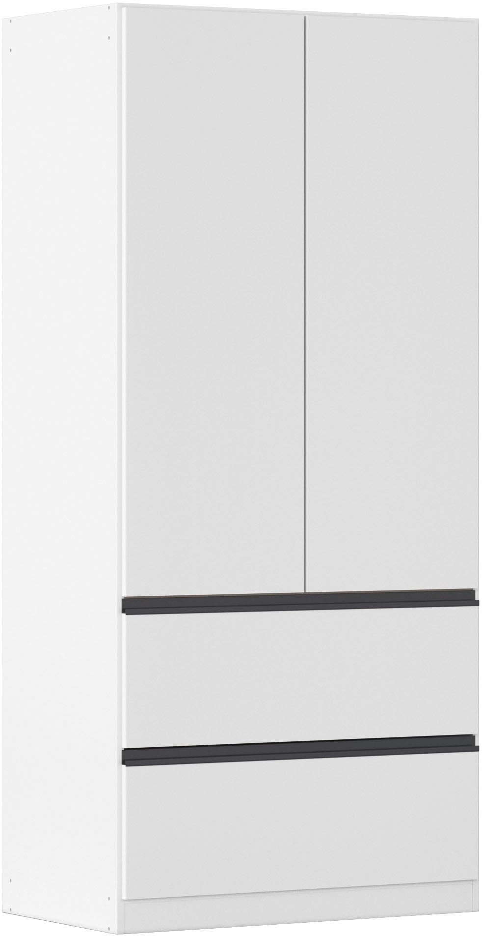 rauch Drehtürenschrank "Kleiderschrank Schrank Garderobe COSTA in den Breiten 91/136/181 cm" in 3 Ausstattungen BASIC/CLASSIC/PREMIUM, viel Platz, grifflose Front und Push-to-Open Funktion MADE IN GERMANY