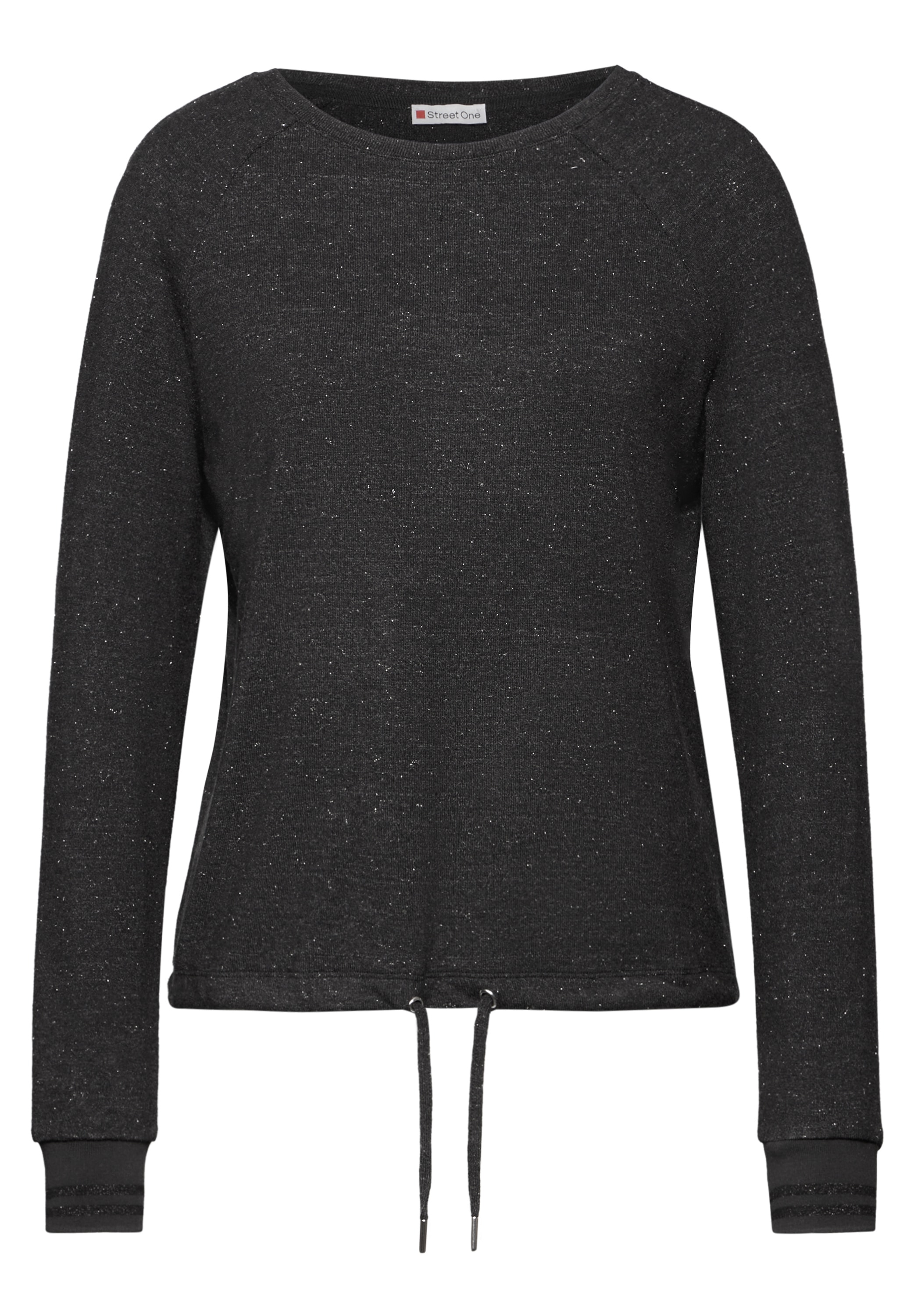 STREET ONE Langarmshirt, mit Tunnelzug am Saum