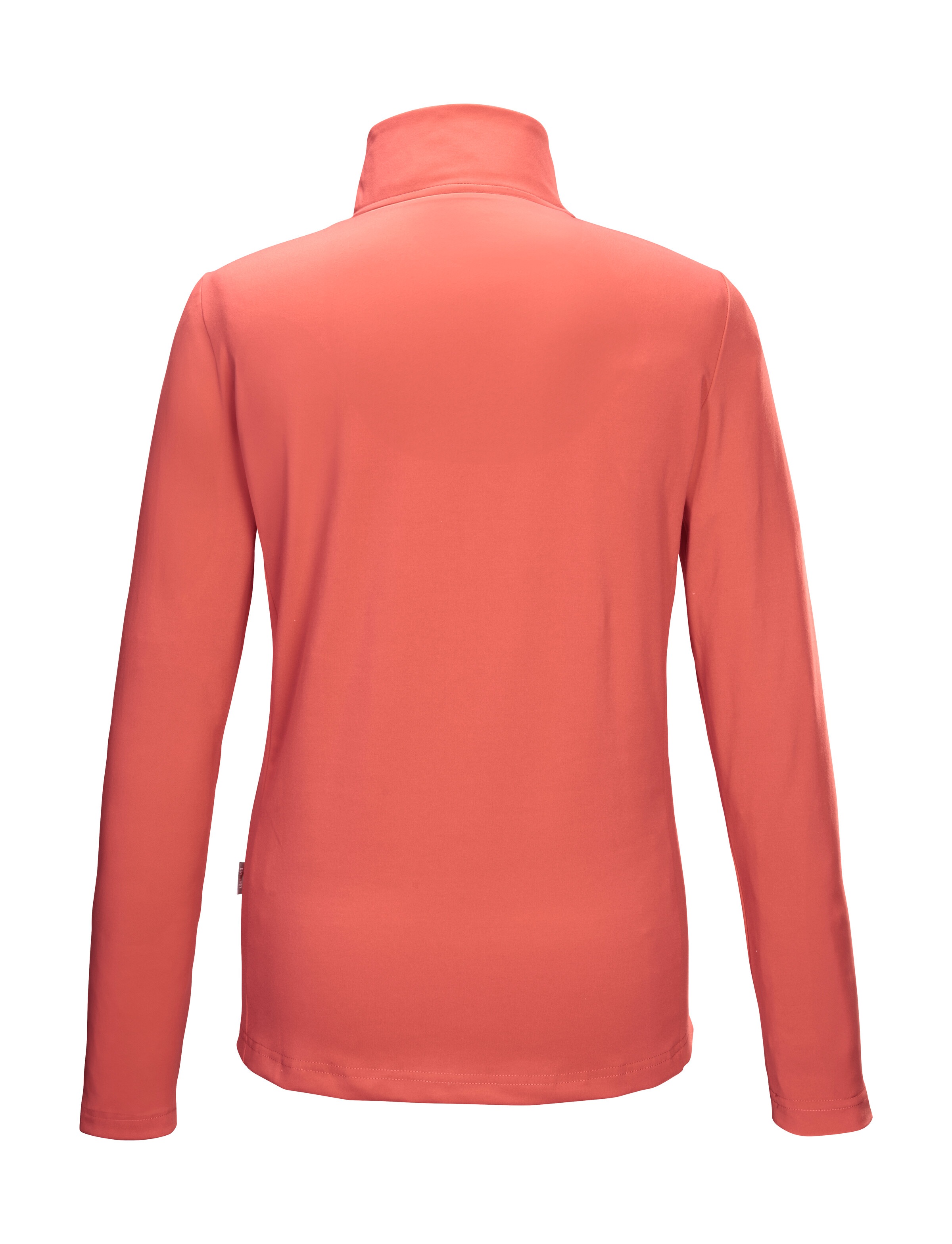 Killtec Langarmshirt »KSW 70 WMN FLX SHRT«, Elastisches Funktionsshirt mit Stehkragen, Kinnschutz-Reißverschluss
