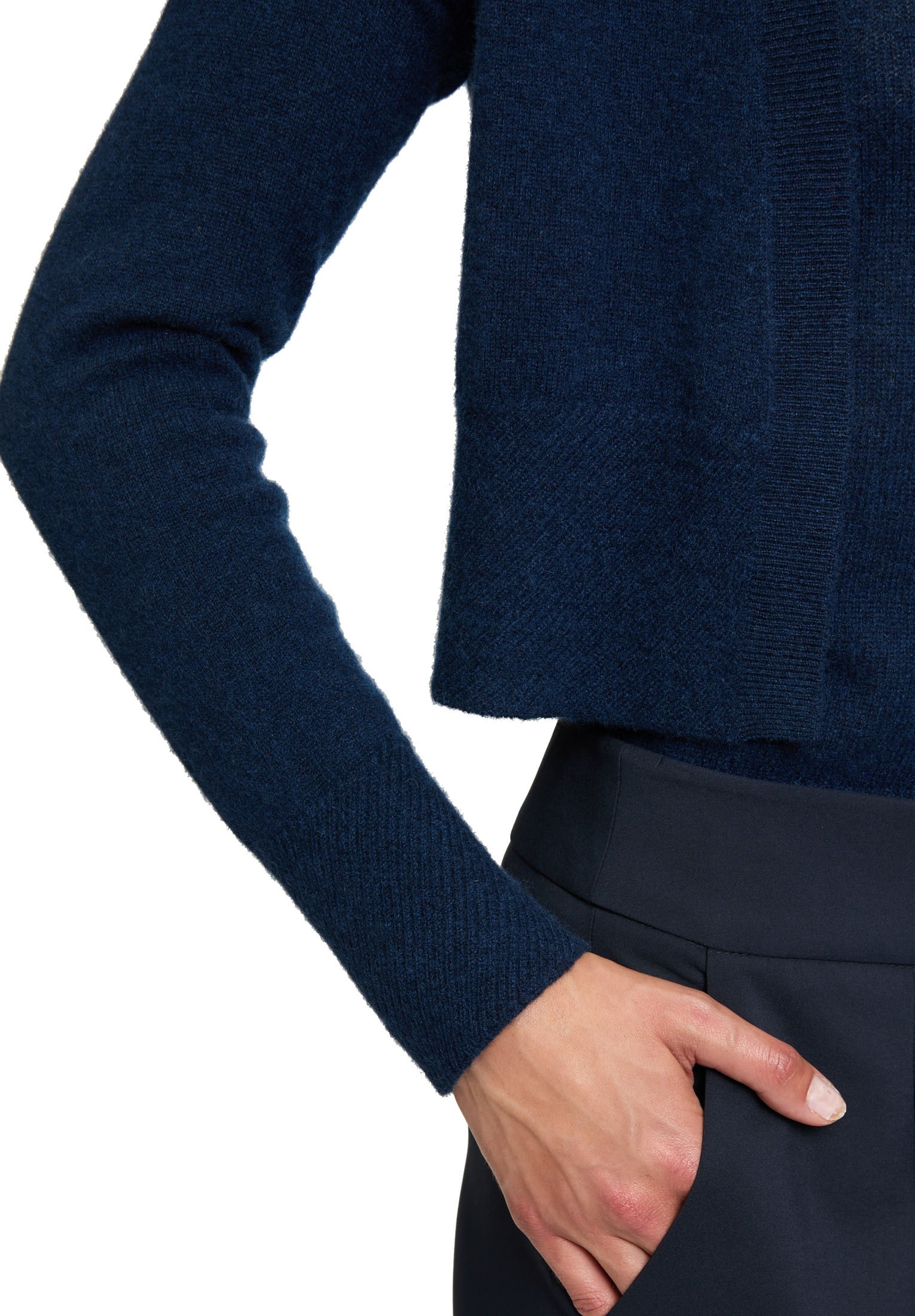 Betty Barclay Strickjacke »Betty Barclay Damen Kaschmir-Strickjacke mit Rippbündchen«, Strick