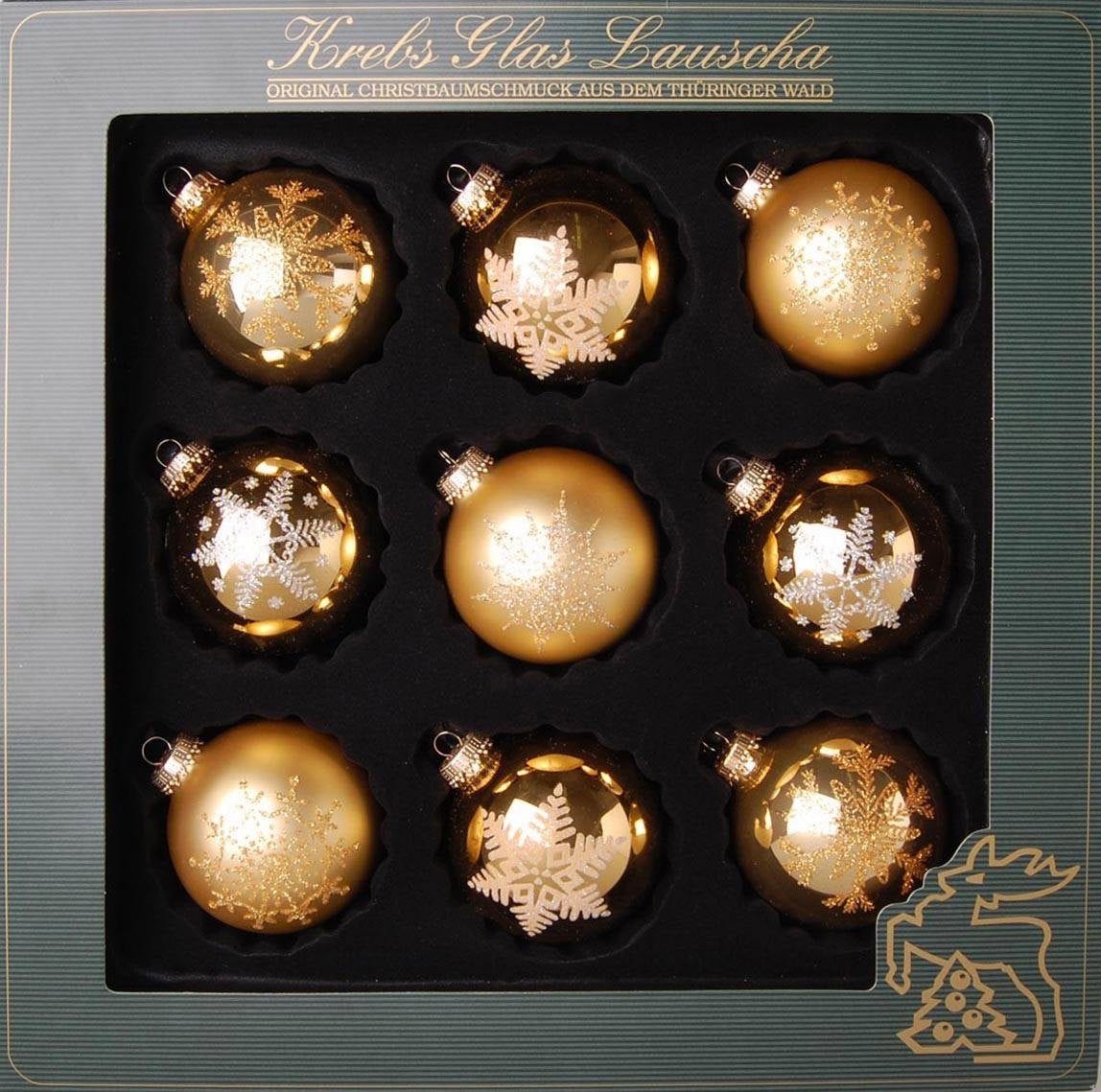 Weihnachtsbaumkugel »Weihnachtsdeko, Christbaumschmuck, Christbaumkugeln Glas«, (Set,...