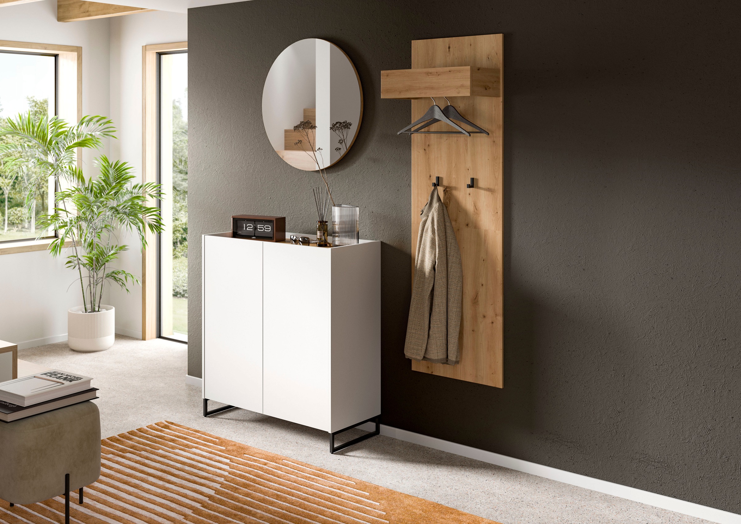 Home affaire Garderoben-Set "EVRID, 3-teilig, Breite 175 cm, individuell st günstig online kaufen