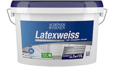 SCHÖNER WOHNEN FARBE Latexfarbe »Latexweiß«