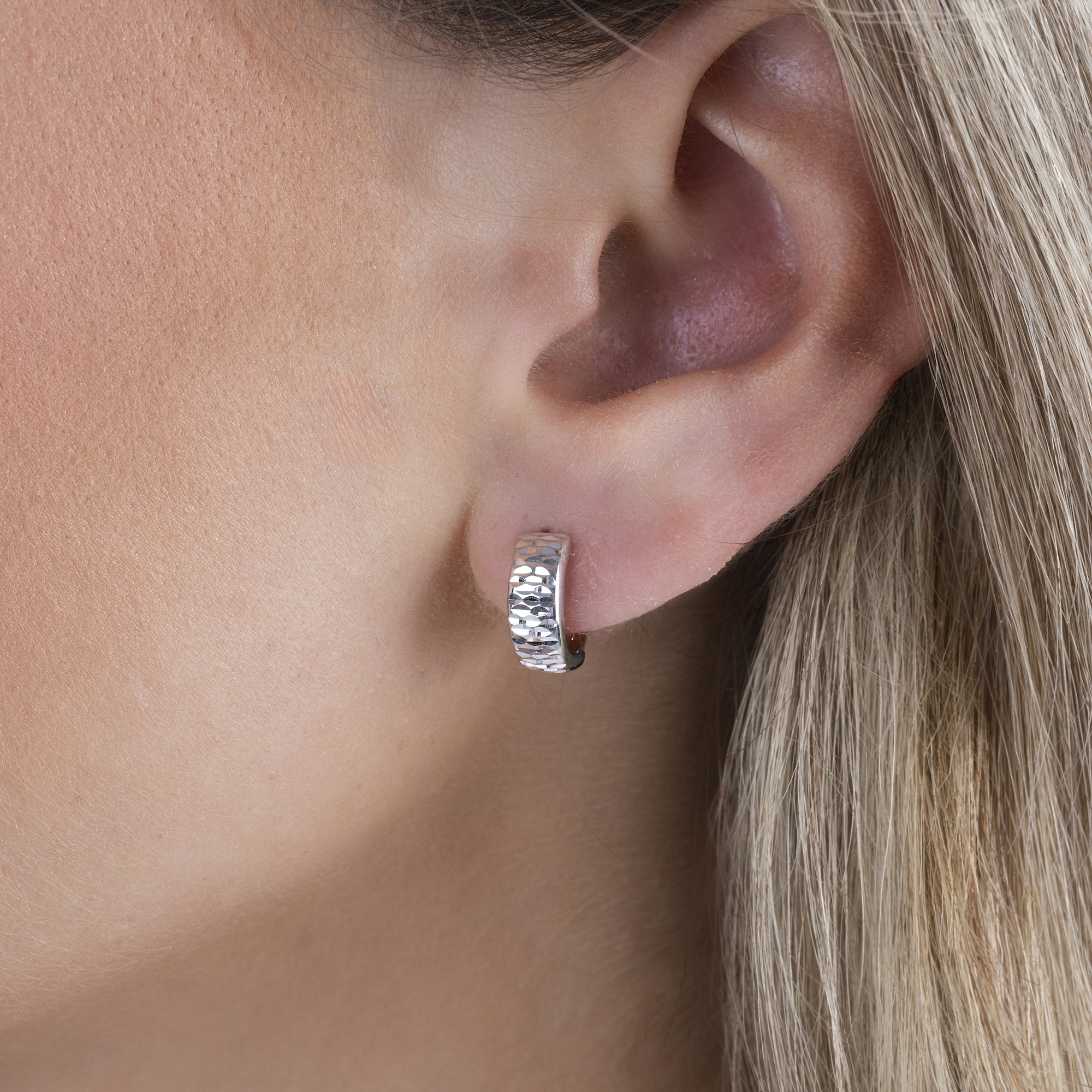 Fascination by Ellen K. Paar Creolen »585/- Gelbgold bicolor diamantiert«