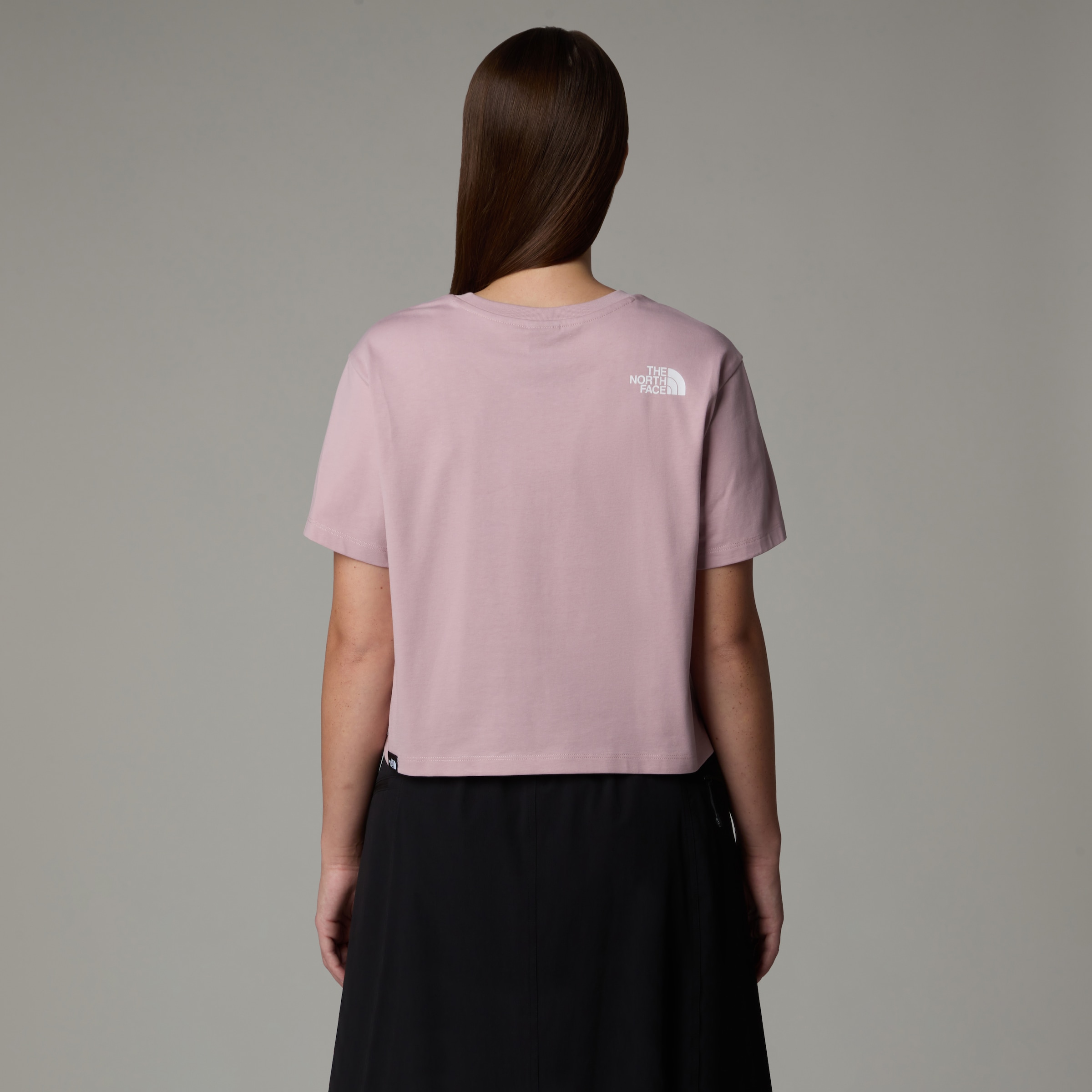 The North Face T-Shirt »W SIMPLE DOME CROPPED SLIM TEE«, (1 tlg.)