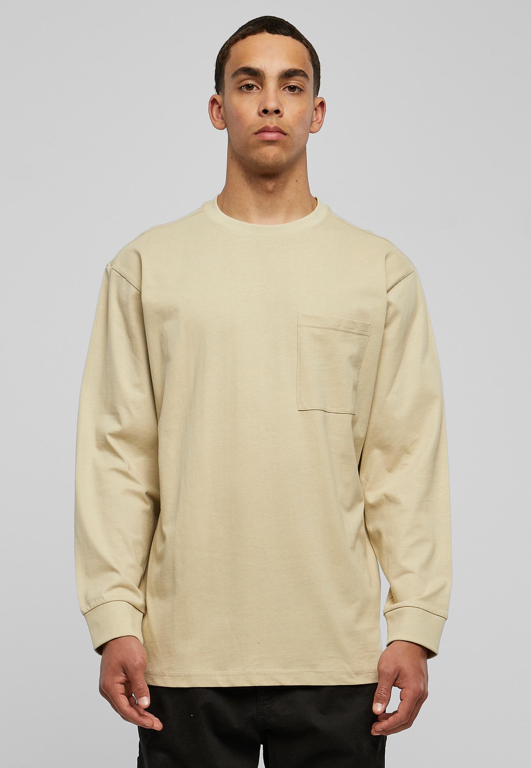 URBAN CLASSICS T-Shirt »Urban Classics Herren Heavy Oversized Pocket Longsleeve«, (1 tlg.)