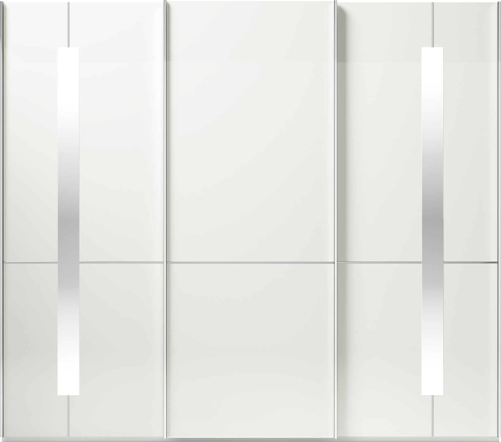 Thumbnail - Musterring Schwebetürenschrank "Imola W", inkl. Einlegeböden und Kleiderstangen, mit Glastüren inkl. Zierspiegel