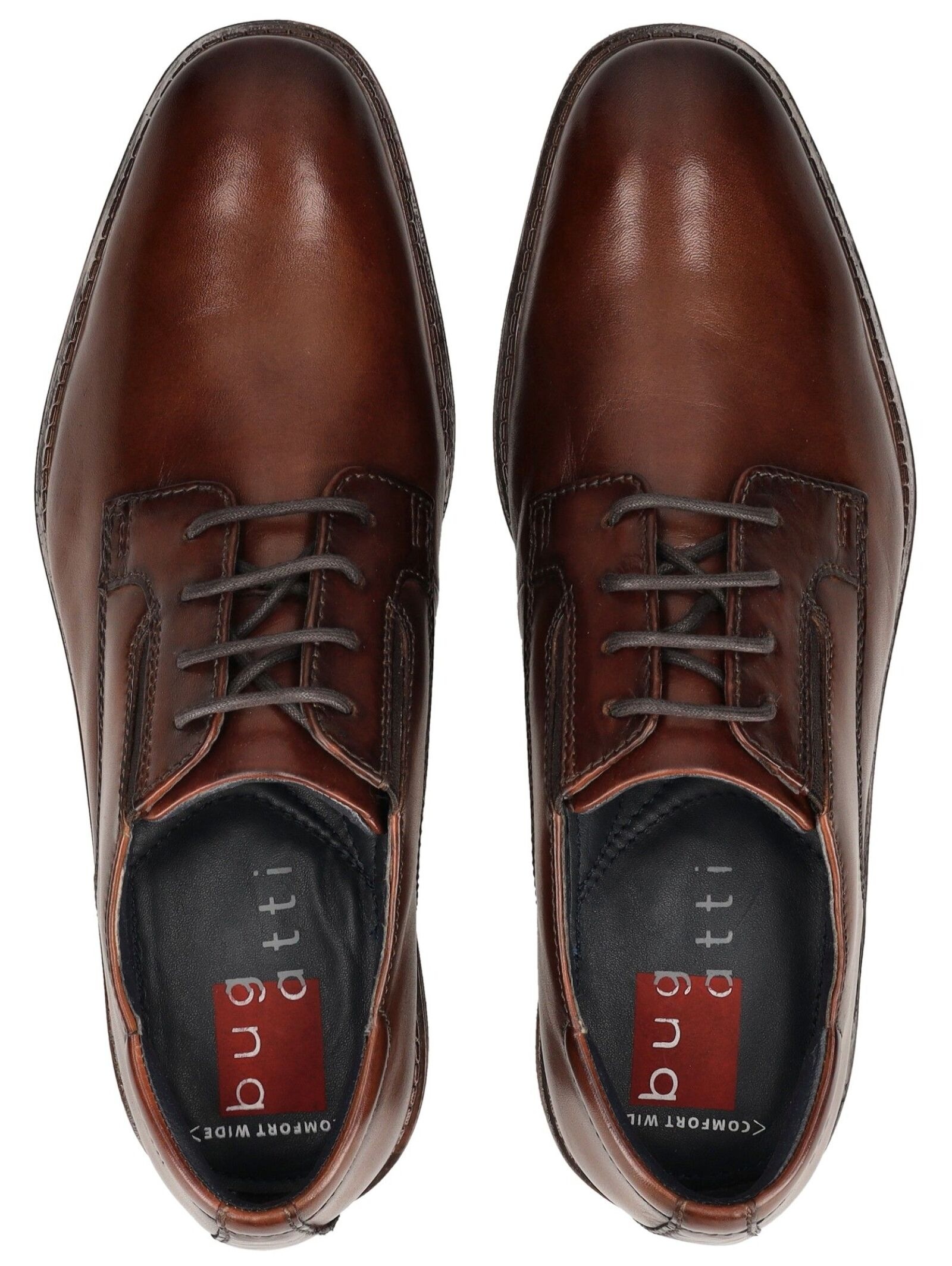 bugatti Schnürschuh »bugatti Businessschuhe Glattleder«