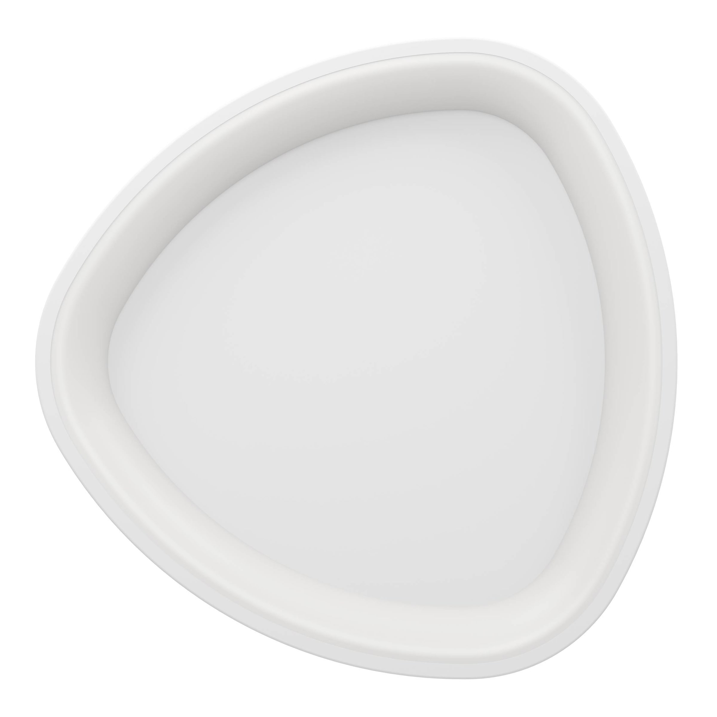 EGLO Deckenleuchte »Lortello Deckenlampe, dreieckige Bürolampe, Metall und Kunststoff« LED-Modul 1 Stk. Kaltweiß | Neutralweiß | Warmweiß Wand-/Deckenleuchte - H7,5 x Ø35 cm - weiß - 12W inkl.