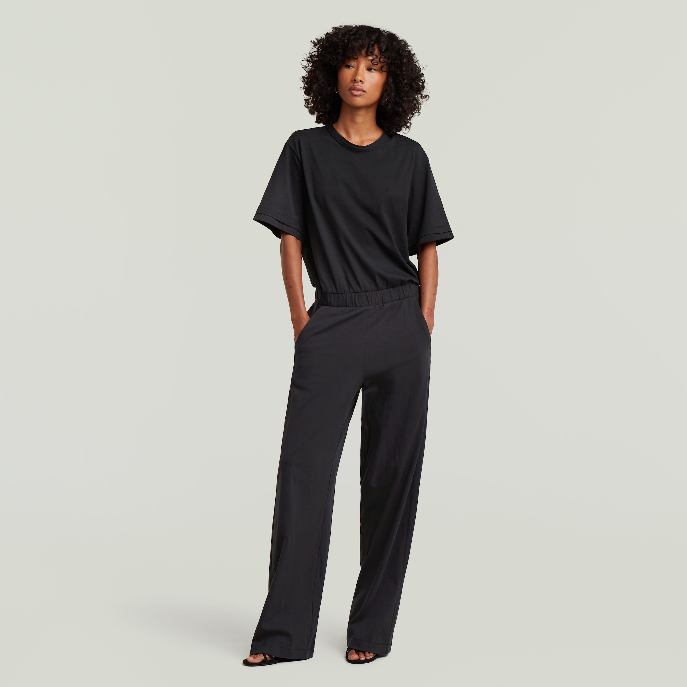 G-STAR Jumpsuit "Jersey Jumpsuit Wmn" mit elastischem Bund günstig online kaufen