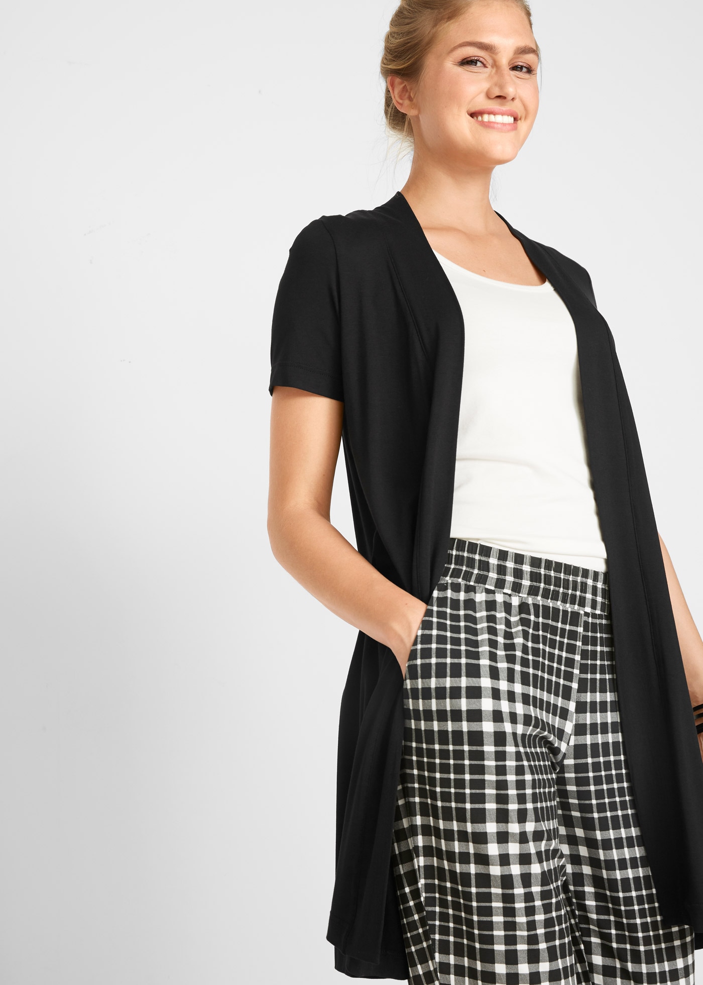 bonprix Shirtjacke "Shirtjacke aus softer Viskose" lockere Passform, Kurzar günstig online kaufen