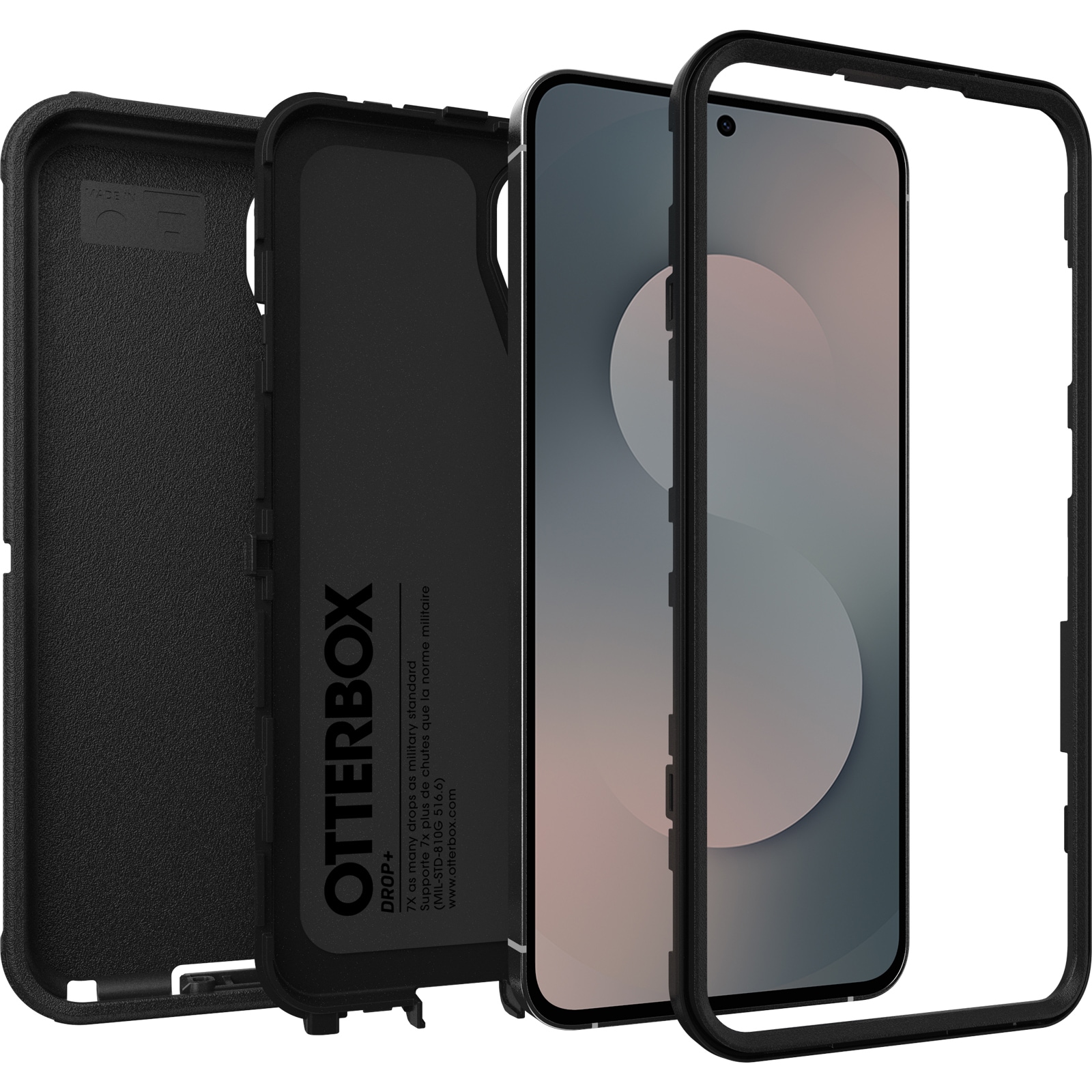 Otterbox Handyhülle »Defender Series Pro Case für Samsung Galaxy S25 FE« Samsung Galaxy S25 FE Backcover, Schutzhülle, Handyschutzhülle, Case, Schutzcase, stoßfest