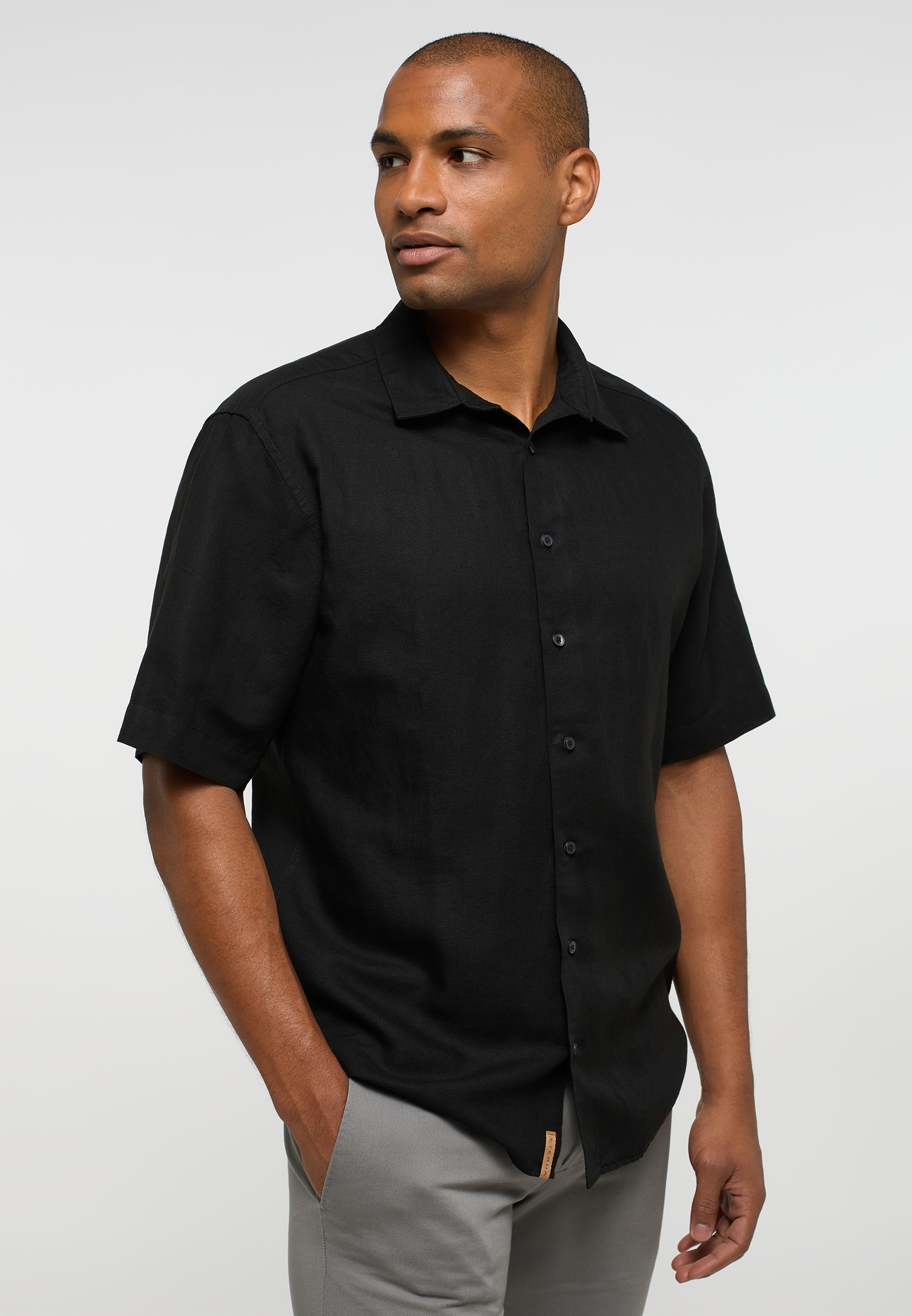 Eterna Kurzarmhemd "REGULAR FIT" EASY IRON (bügelleicht) günstig online kaufen