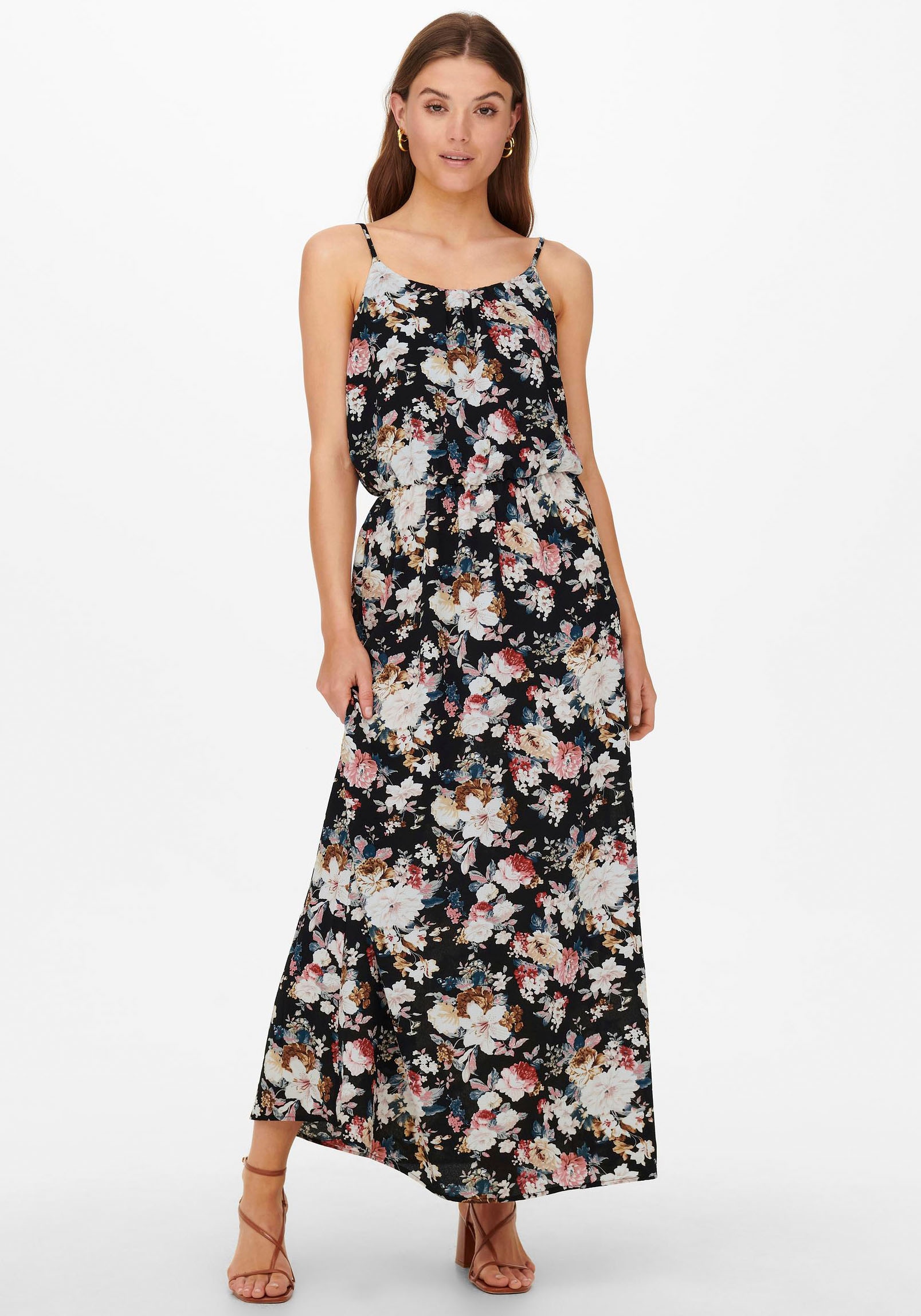 ONLY Maxikleid »ONLWINNER S/L MAXI DRESS NOOS PTM«, mit Spaghettiträger  bestellen | BAUR