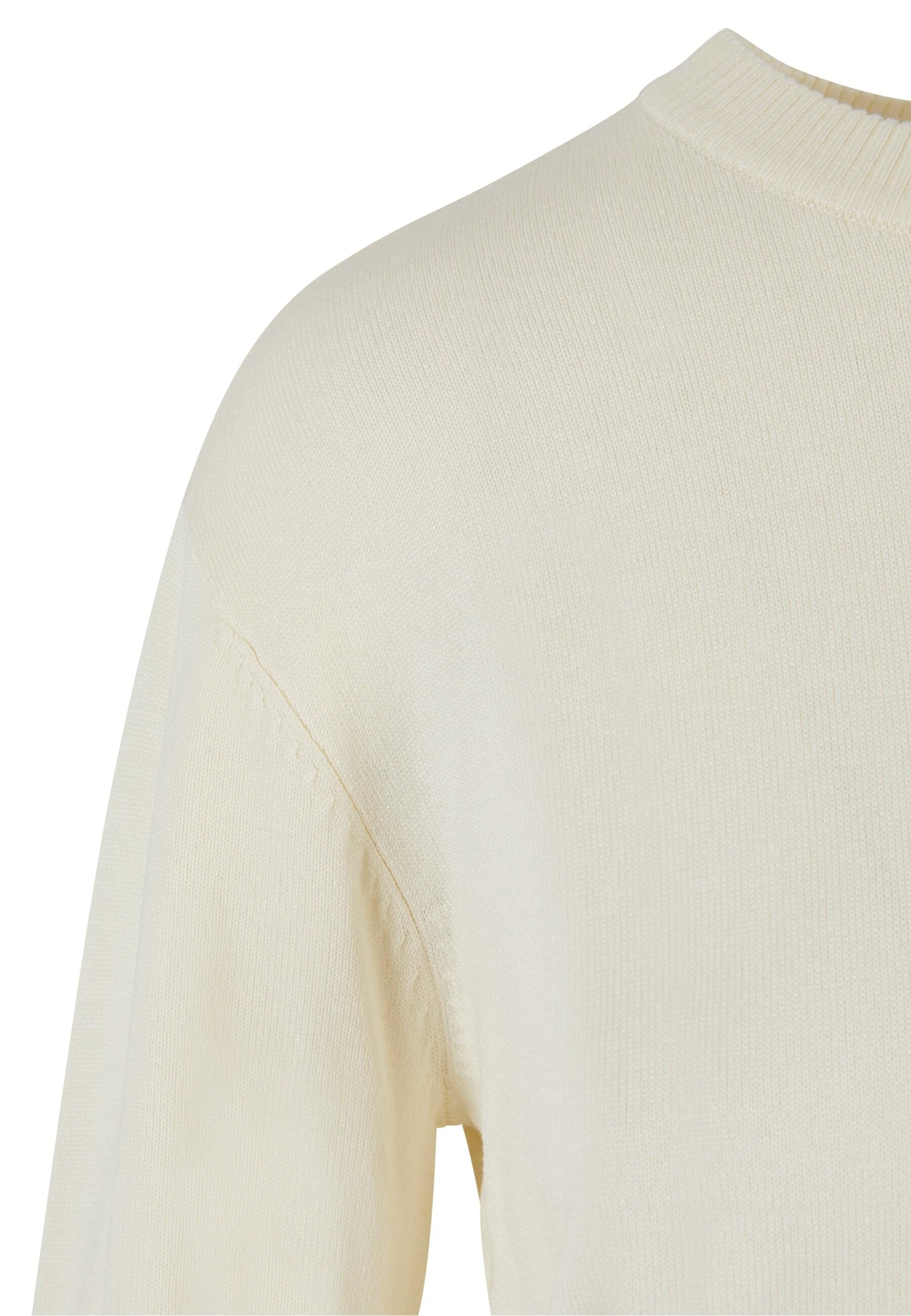 URBAN CLASSICS Rundhalspullover »Urban Classics Damen Ladies Knitted Roundneck Sweater«, (1 tlg.)