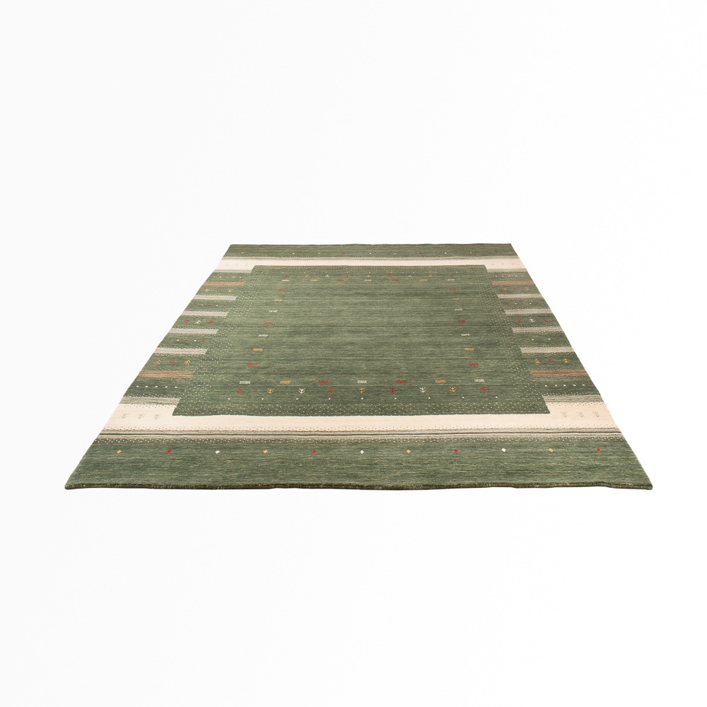 morgenland Wollteppich »Aurora Flair - Gabbeh Teppich - Loribaft Softy«, rechteckig, 1,2 mm Höhe, Sehr weicher Flor