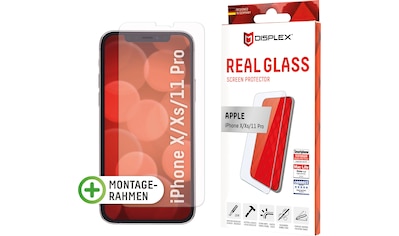 Displayschutzglas »DISPLEX Real Glass Panzerglas für Apple iPhone X/XS/11 Pro (5,8")«,...