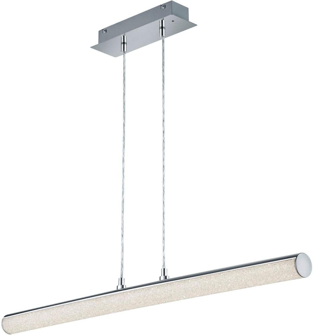 TRIO Leuchten LED Pendelleuchte Emila, LED-Board, Warmweiß, Fernbedienung,integrierter Dimmer,RGBW-Farbwechsler