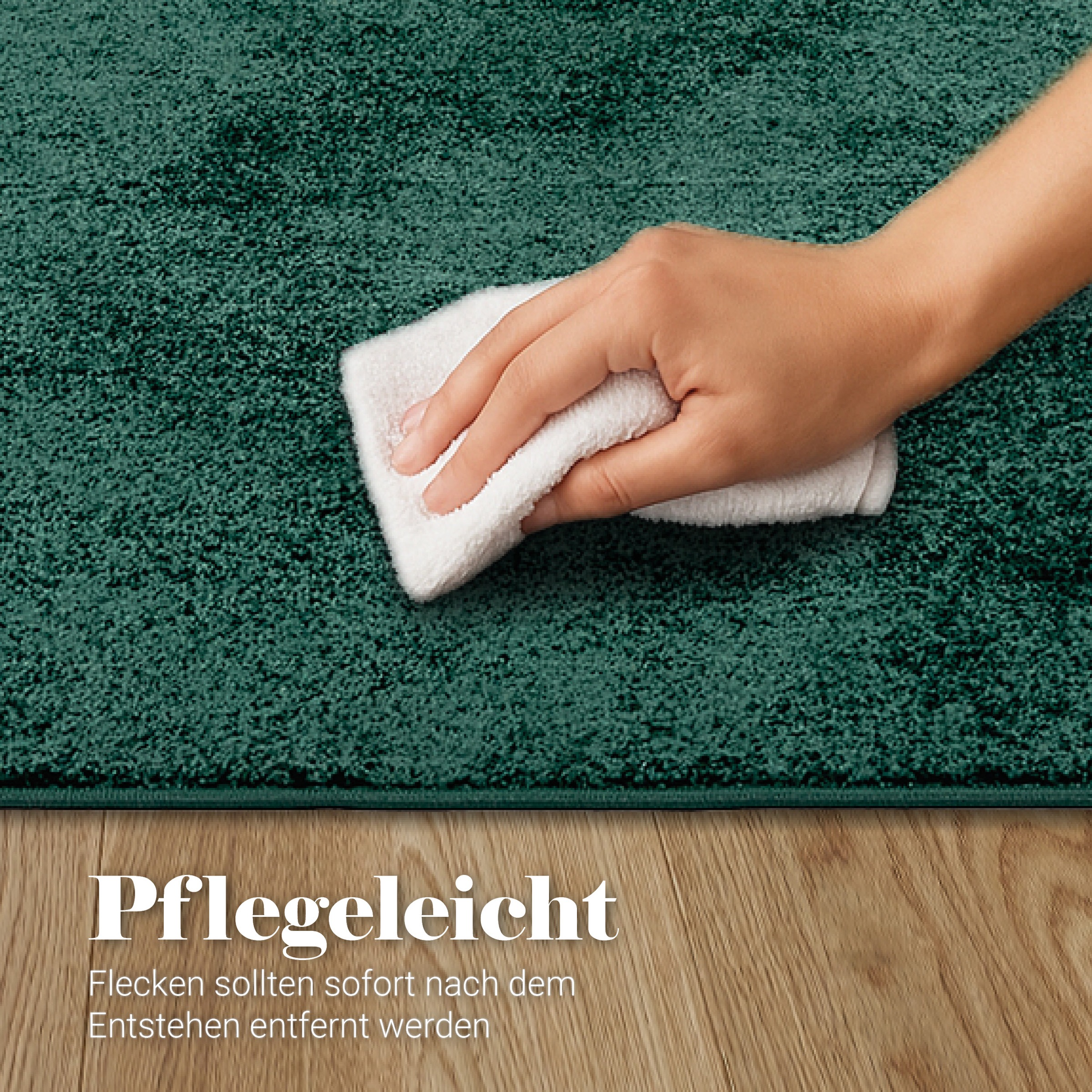 ASTRA Teppich »Sam 250«, rechteckig, 8 mm Höhe, weicher Kurzflor, Wohnzimmer, Schlafzimmer
