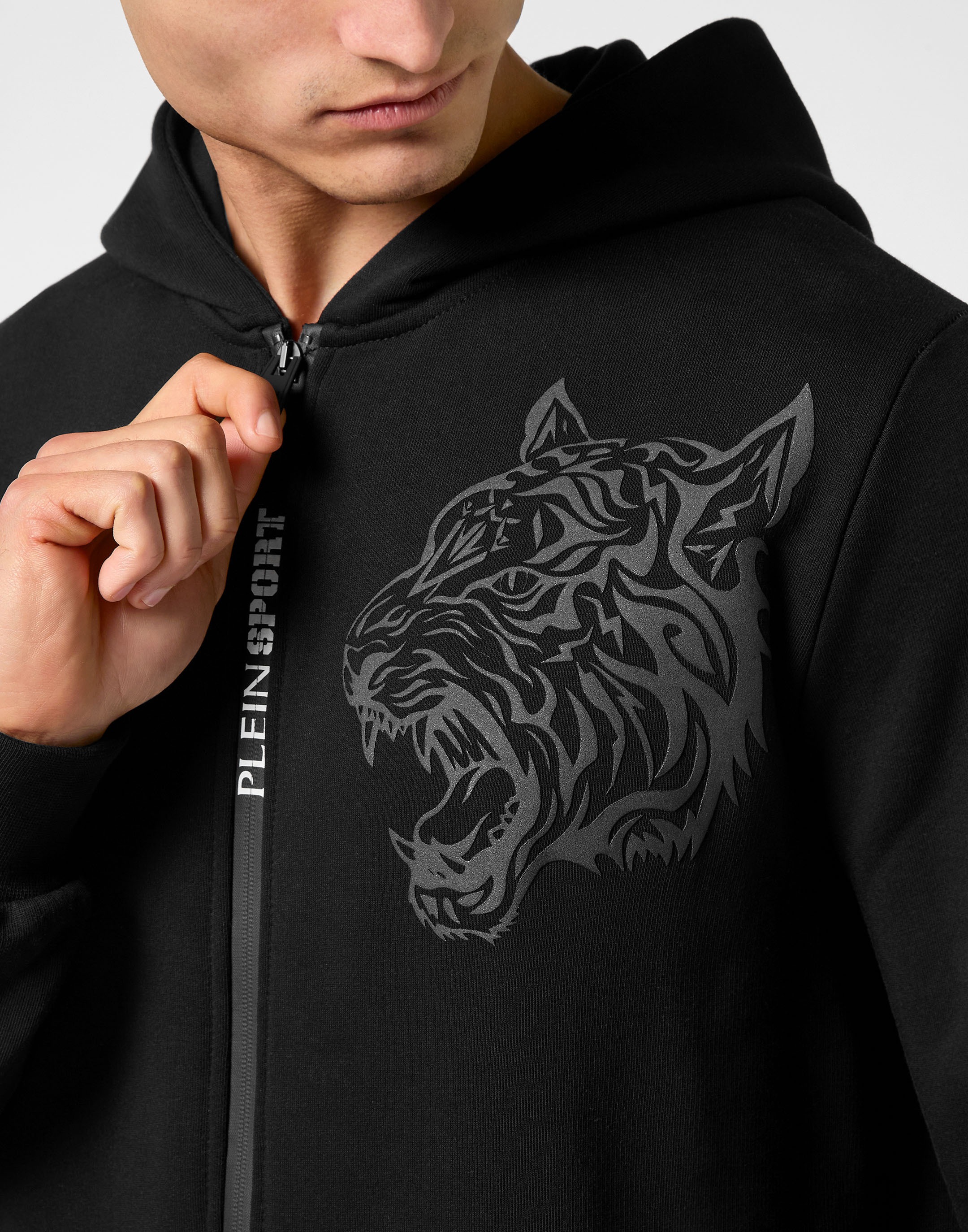 PLEIN SPORT Kapuzensweatjacke »Sweatjacke mit Kapuze«