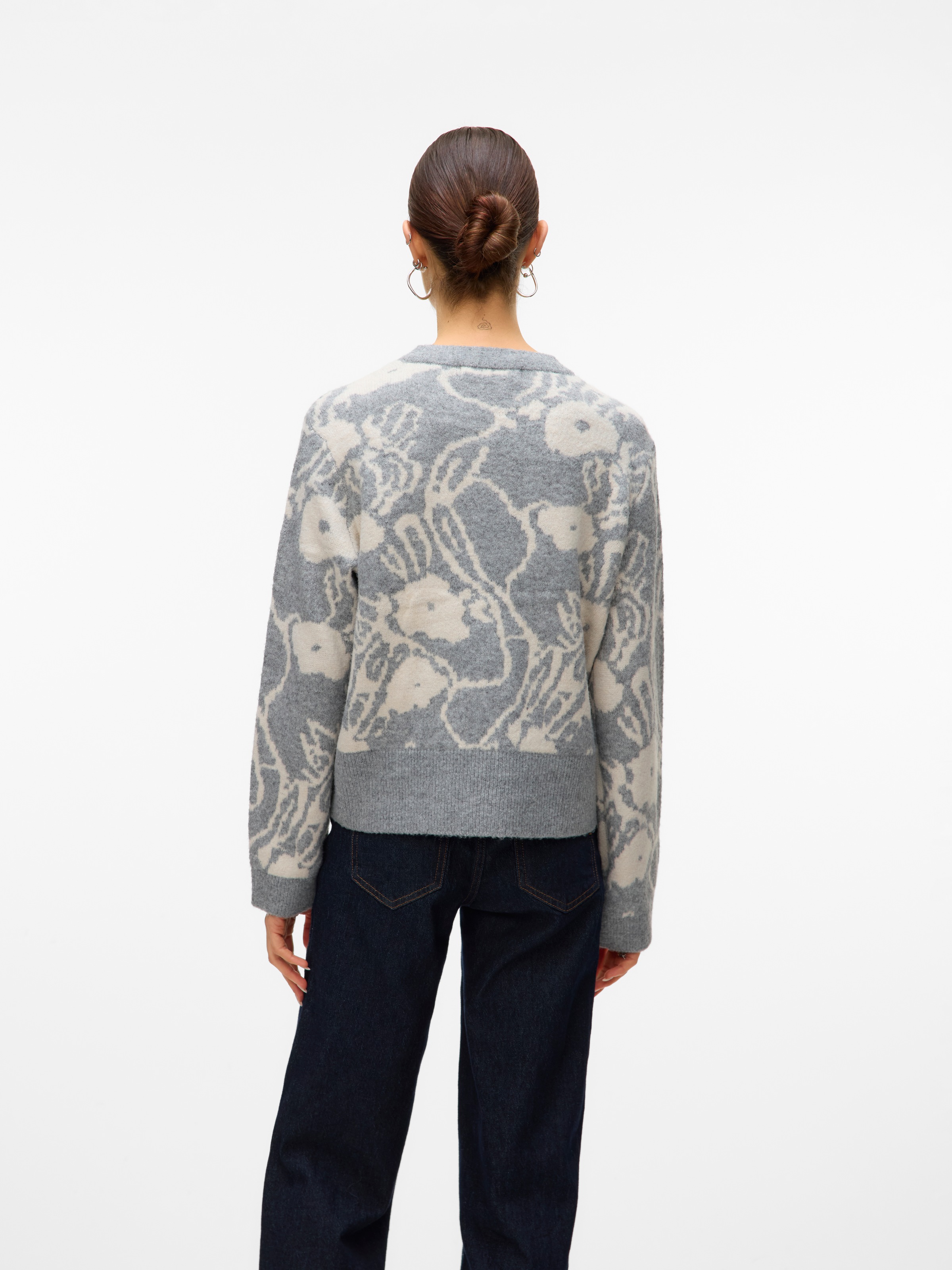 Thumbnail - Vero Moda Strickpullover "VMKAILA LS O-NECK PULLOVER BOO"
