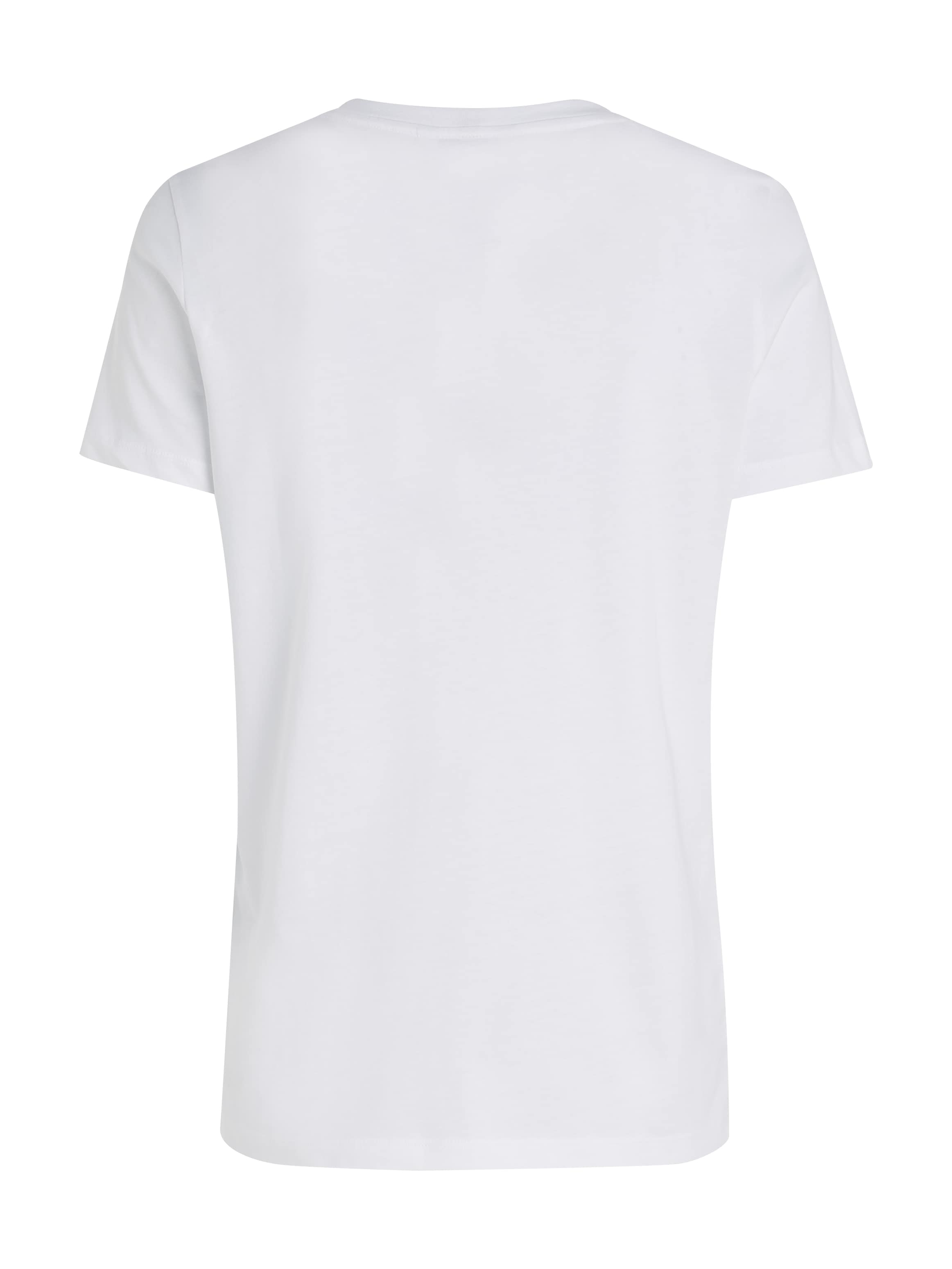 Tommy Hilfiger Rundhalsshirt »HERITAGE HILFIGER C-NK REG TEE«, mit gesticktem Tommy Hilfiger Linear Logo-Schriftzug