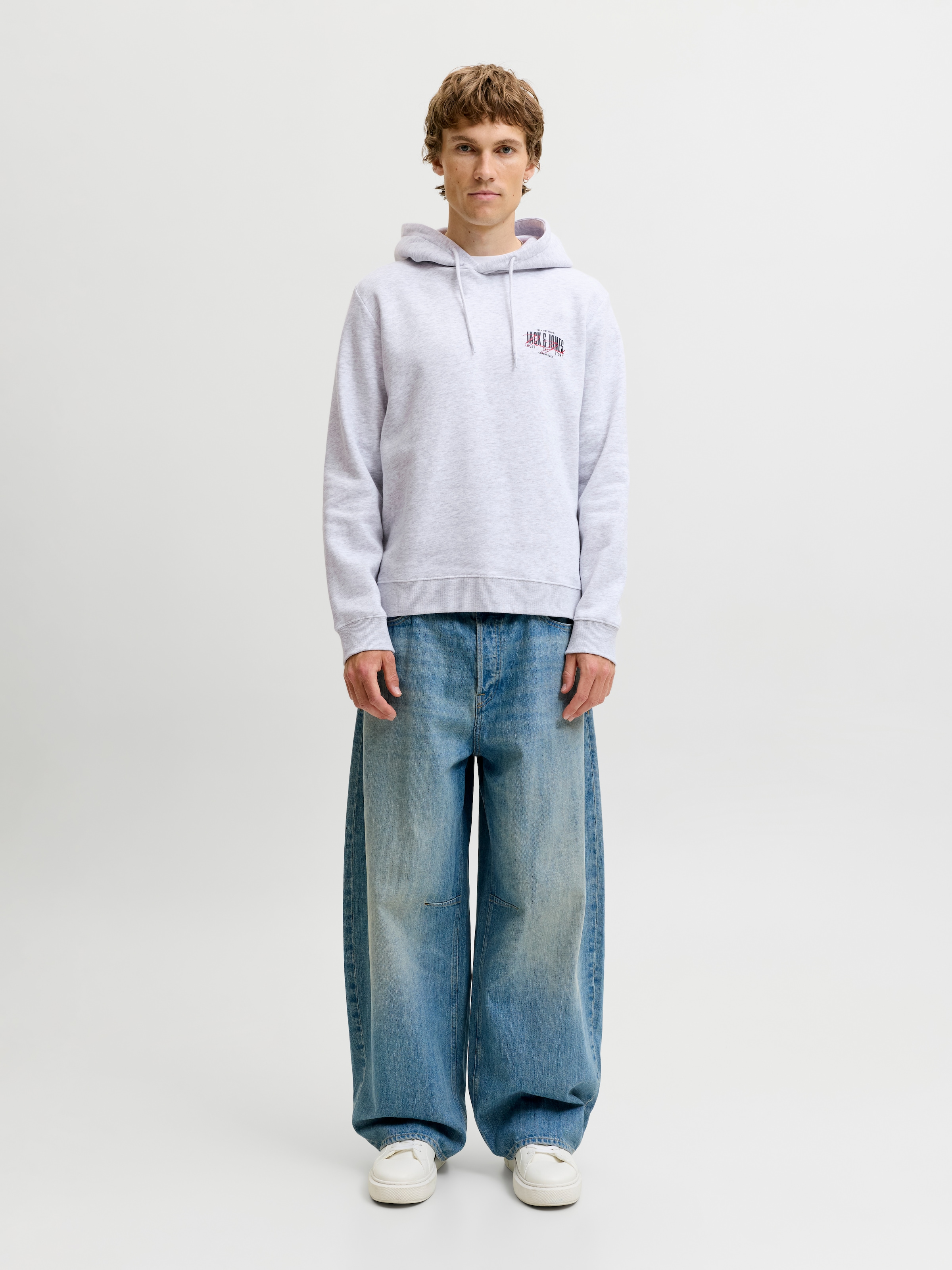 Jack & Jones Kapuzensweatshirt »JJAERO SWEAT HOOD 3PK MP«, 3 Materialmix, regular fit
